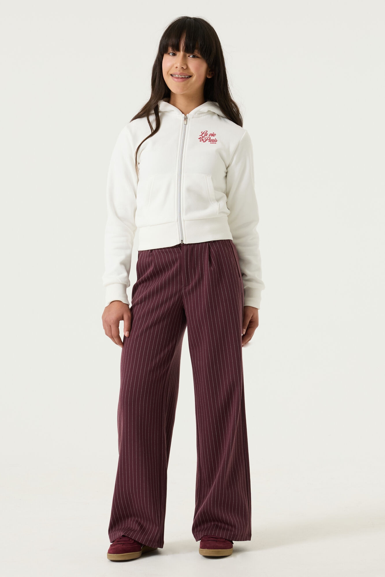 Garcia Sweatjacke mit Schriftzug for GIRLS