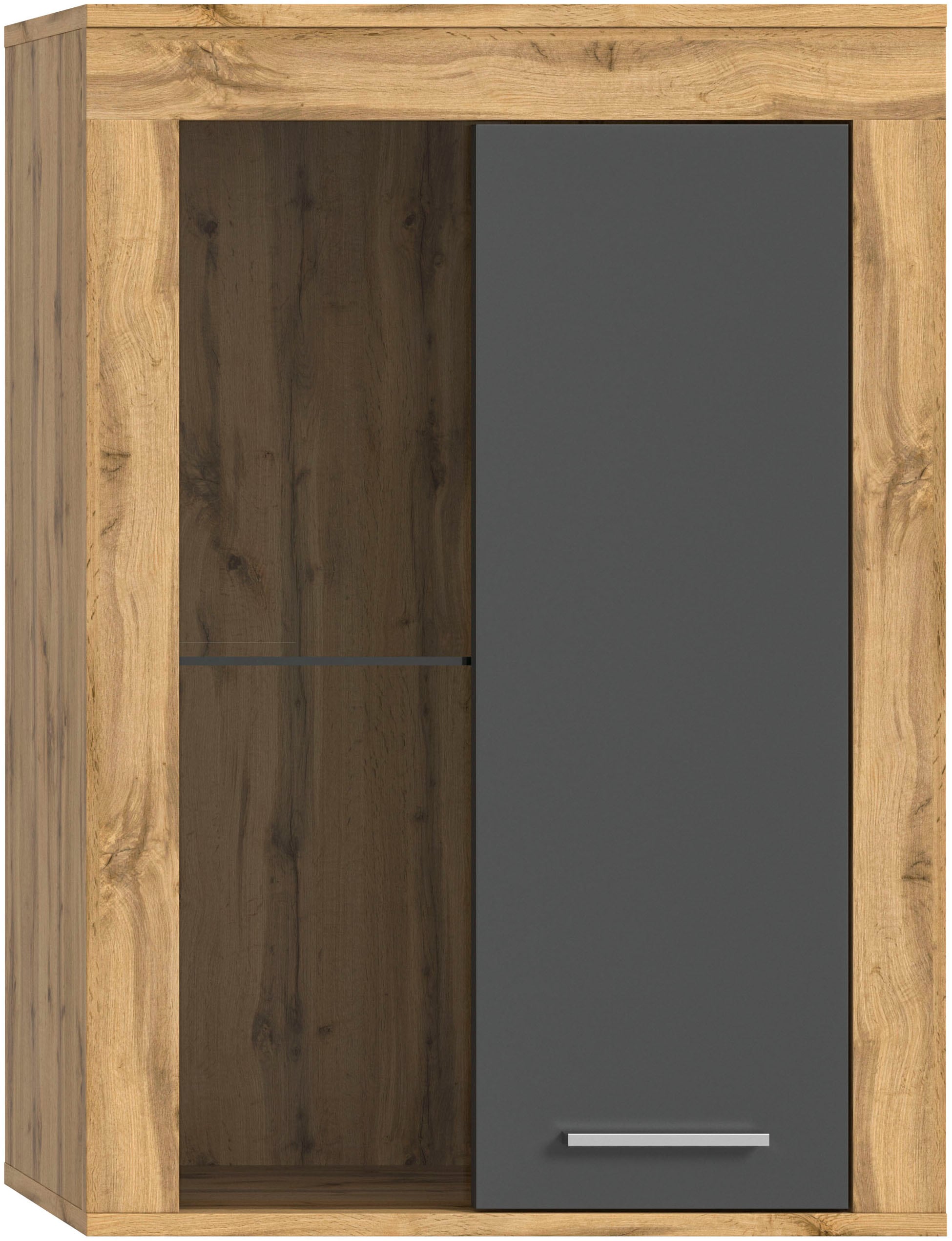 INOSIGN Vitrine »Aosta, Breite 60 cm, stehend oder hängend, in verschiedenen Farben«, Türanschlag wechselbar, 1 Glaseinlegeboden, Hängeeitrine, Standvitrine