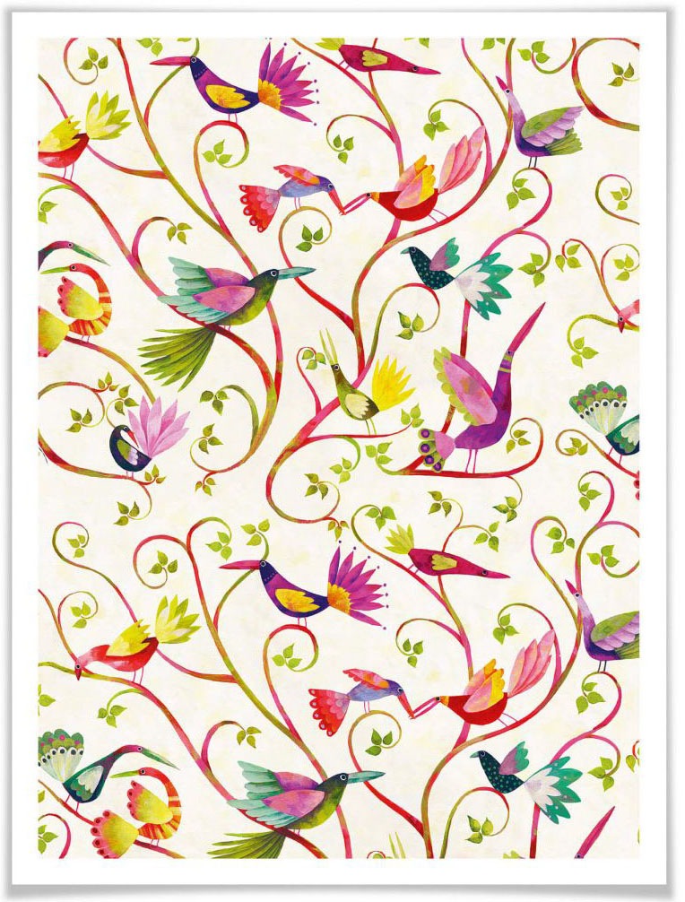 Image of Wall-Art Poster »Märchen Wandbilder Vogelzauber«, Vögel, (1 St.), Poster, Wandbild, Bild, Wandposter bei Ackermann Versand Schweiz