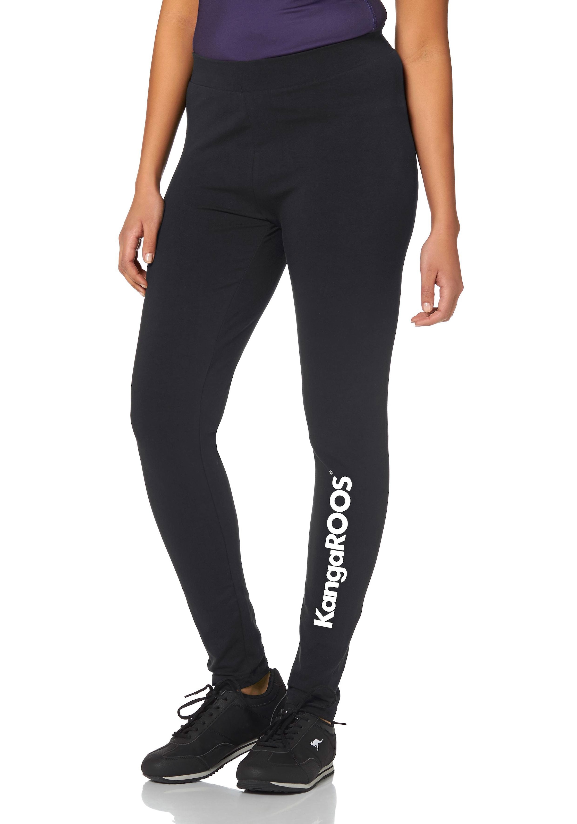 KangaROOS Leggings »Doppelpack«, (Packung, 2 tlg., 2er-Pack), Grosse Grössen