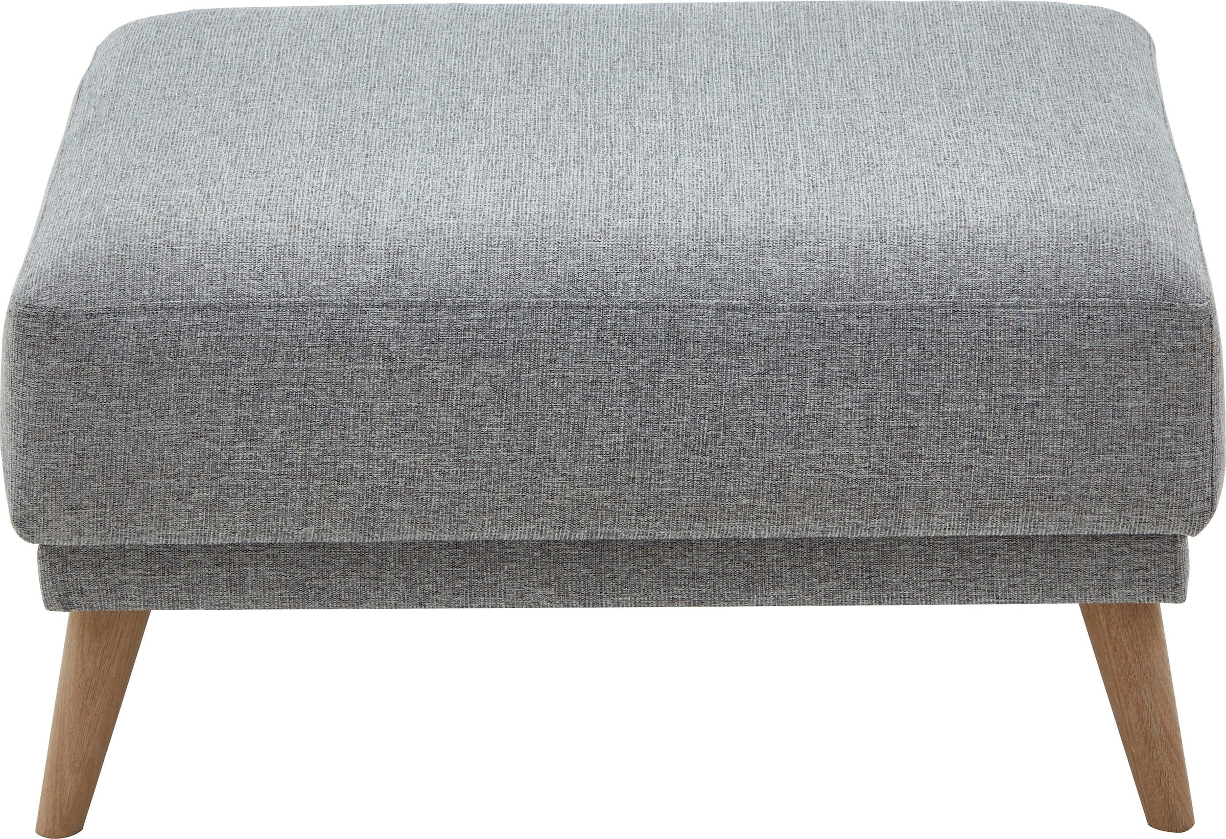 ATLANTIC home collection Hocker »Elvis« Massivholzfüsse