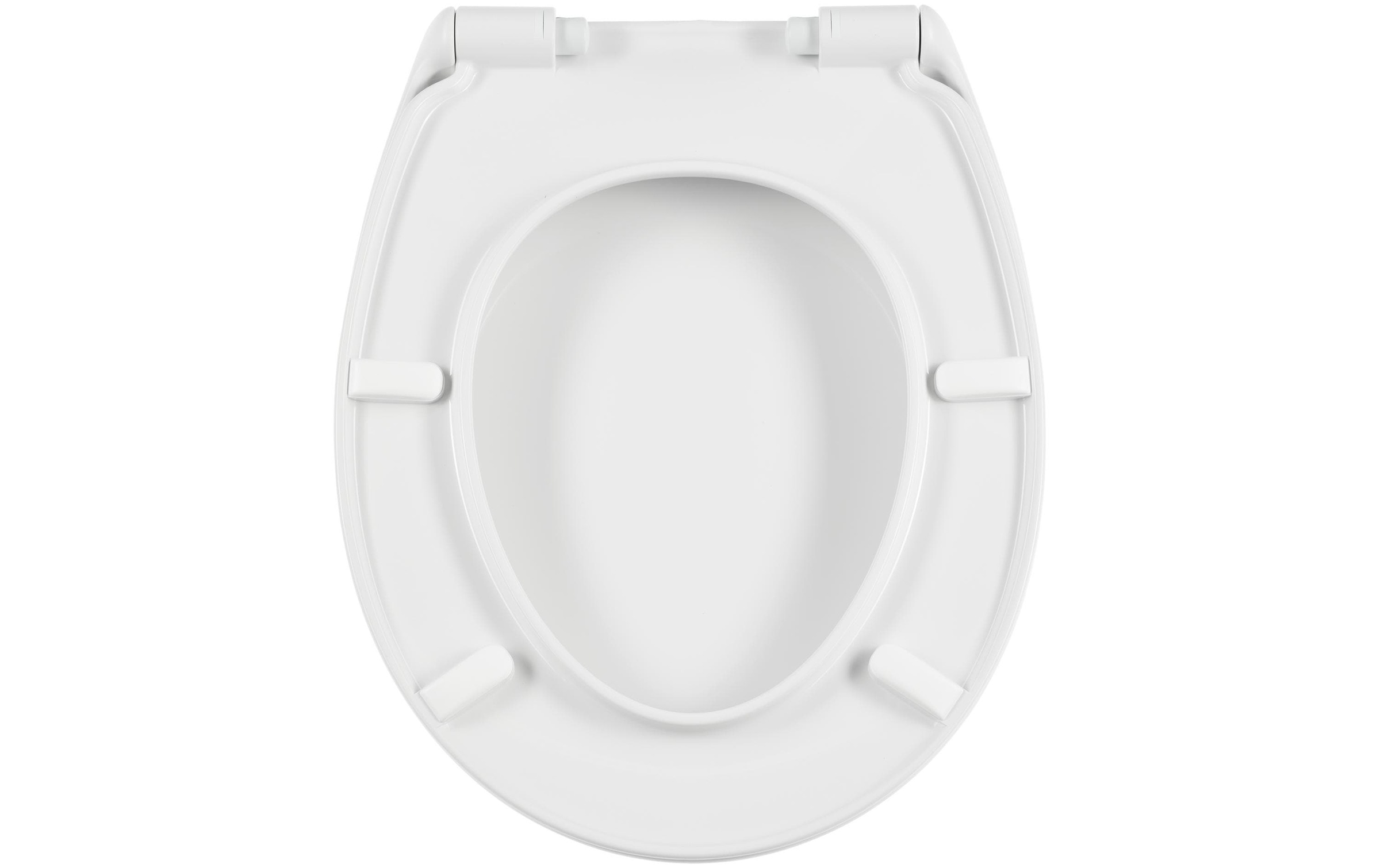 diaqua® WC-Sitz »Perca mit Absenkautomatik, Weiss«
