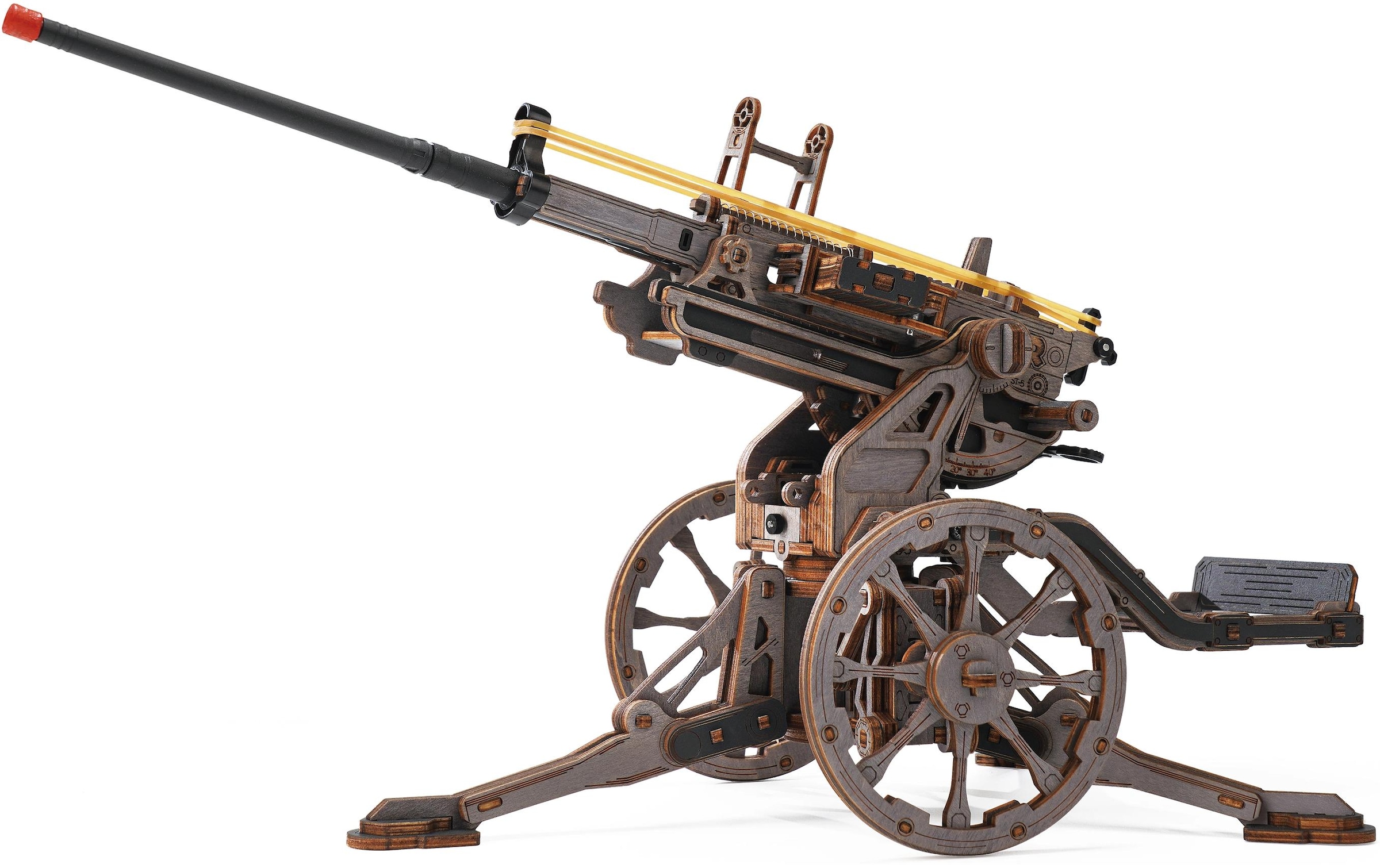   Modellbausatz »Rolife Antiaircraft Gun Mechanischer Holzbausatz« 133 Stk. tlg.