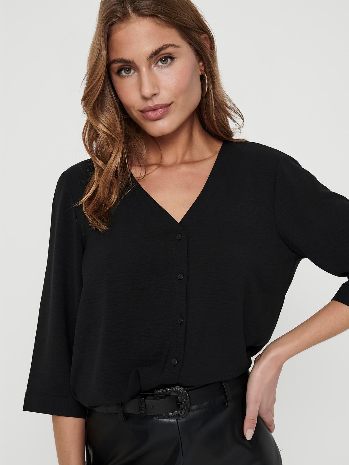 JDY Shirtbluse »JDYLION CAPOTE 3/4 SHIRT WVN NOOS«