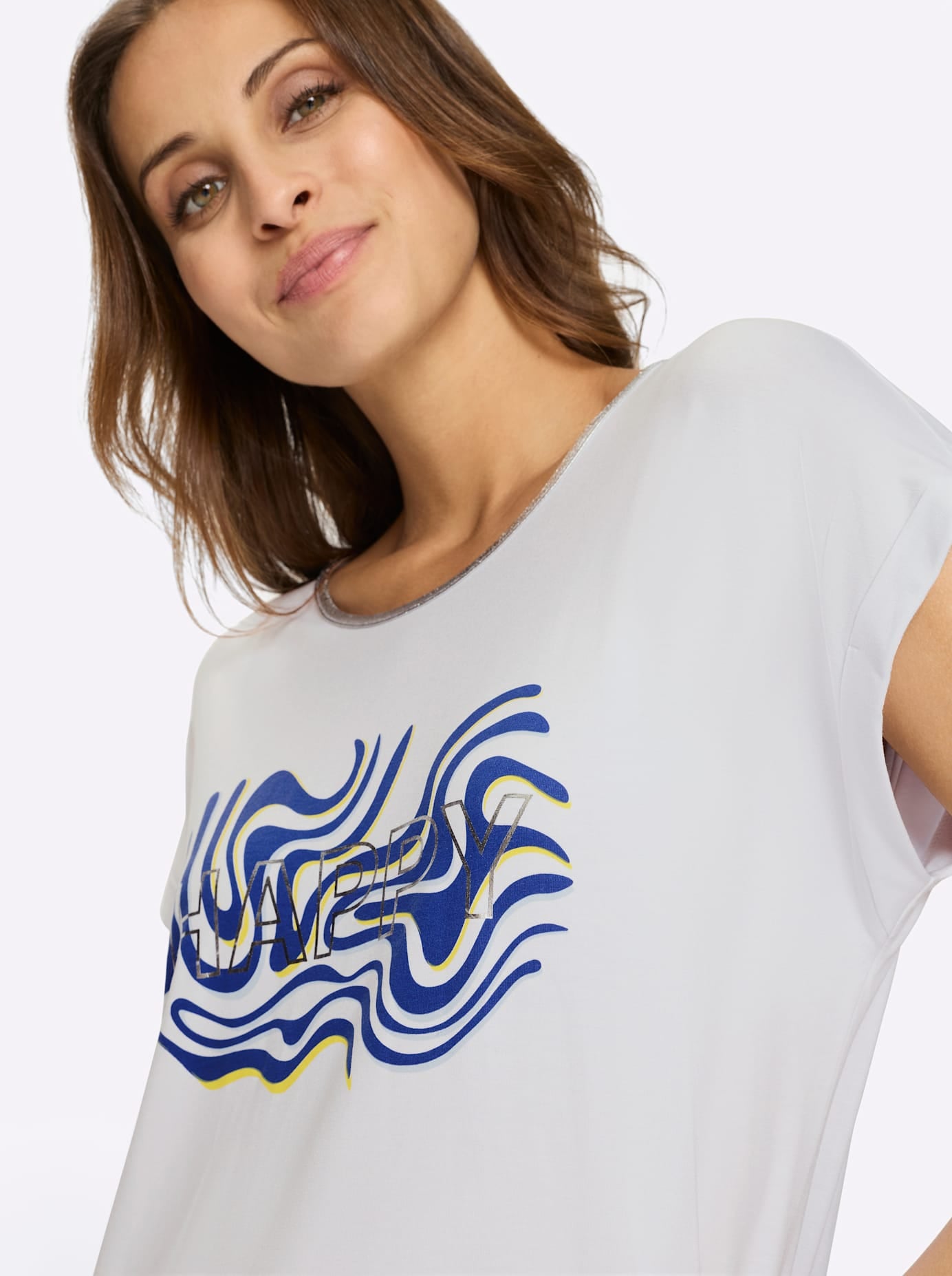 Inspirationen Shirt à col rond »Kurzarm-Shirt« 1 pièces