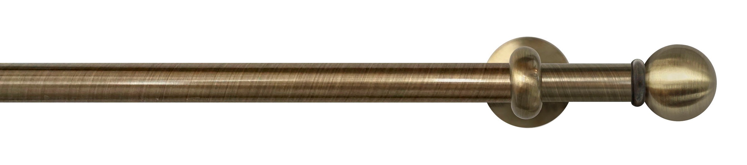 Image of GARESA Gardinenstange »ESPERANCA«, 2 läufig-läufig, Wunschmasslänge, rustikale Vorhanggarnitur, einfache Montage, mit Stangenverbinder verlängerbar, Wandmont., Eisen, Endk. Kugel, m. Ringe bei Ackermann Versand Schweiz