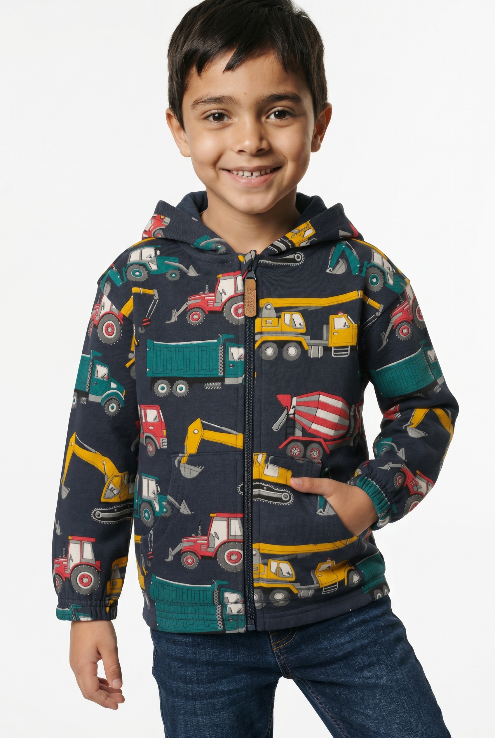 Image of Blue Seven Kapuzensweatjacke Baumwolle