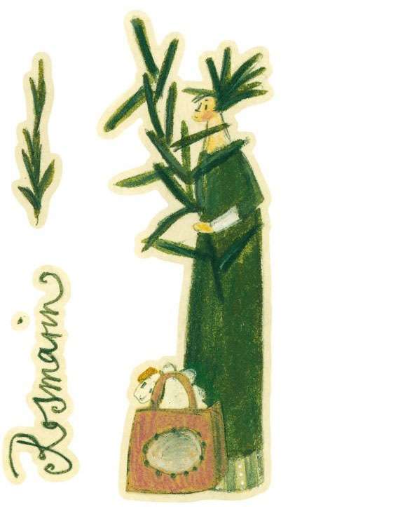 Image of Wall-Art Wandtattoo »Kräuterfrau Küche Rosmarin«, (1 St.) bei Ackermann Versand Schweiz