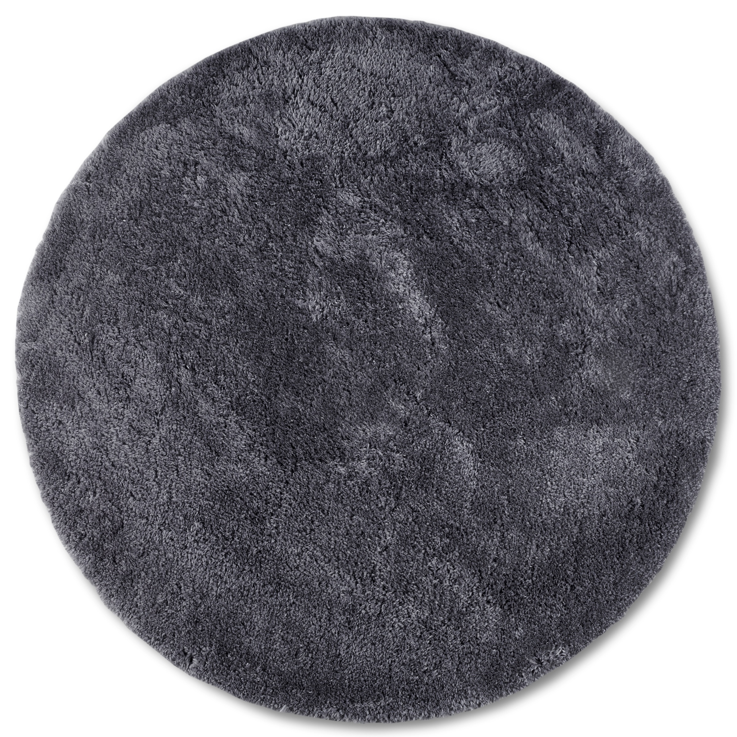 HANSE Home Hochflor-Teppich »Olaf«, rund, 38 mm Höhe, Langflor, Shaggy, einfarbig, flauschig, weich, glänzend, modern, uni