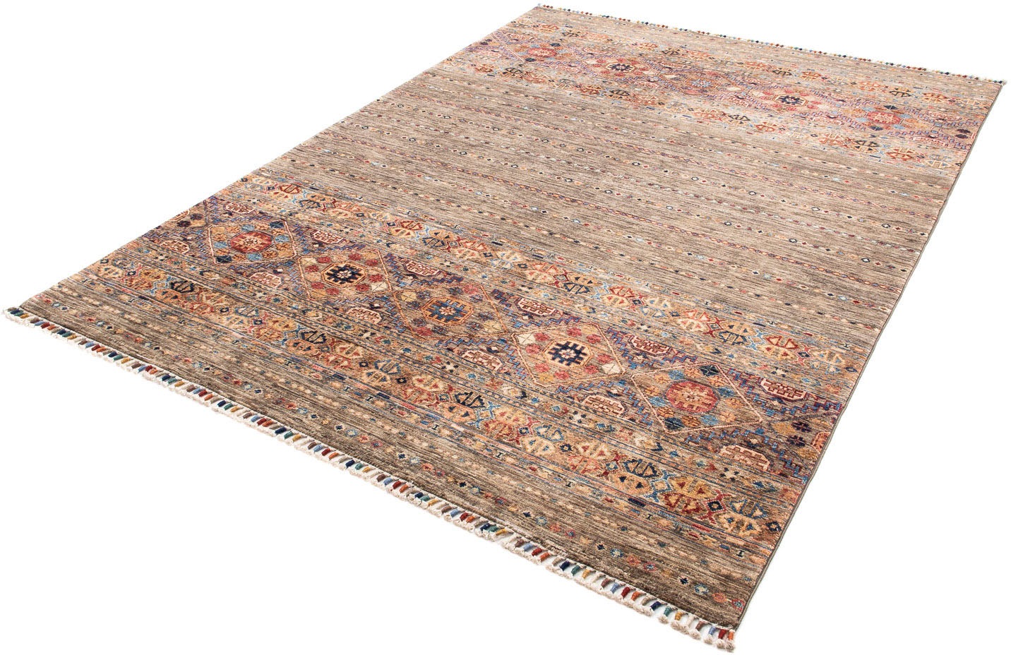 Image of morgenland Orientteppich »Ziegler - 239 x 167 cm - braun«, rechteckig, 6 mm Höhe, Wohnzimmer, Handgeknüpft, Einzelstück mit Zertifikat bei Ackermann Versand Schweiz