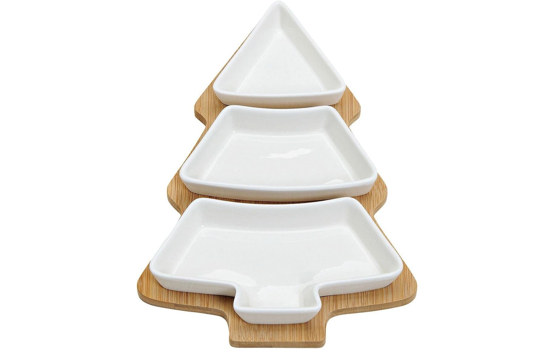 Schale "G. Wurm Set Tanne 27 x 19 cm" aus Keramik