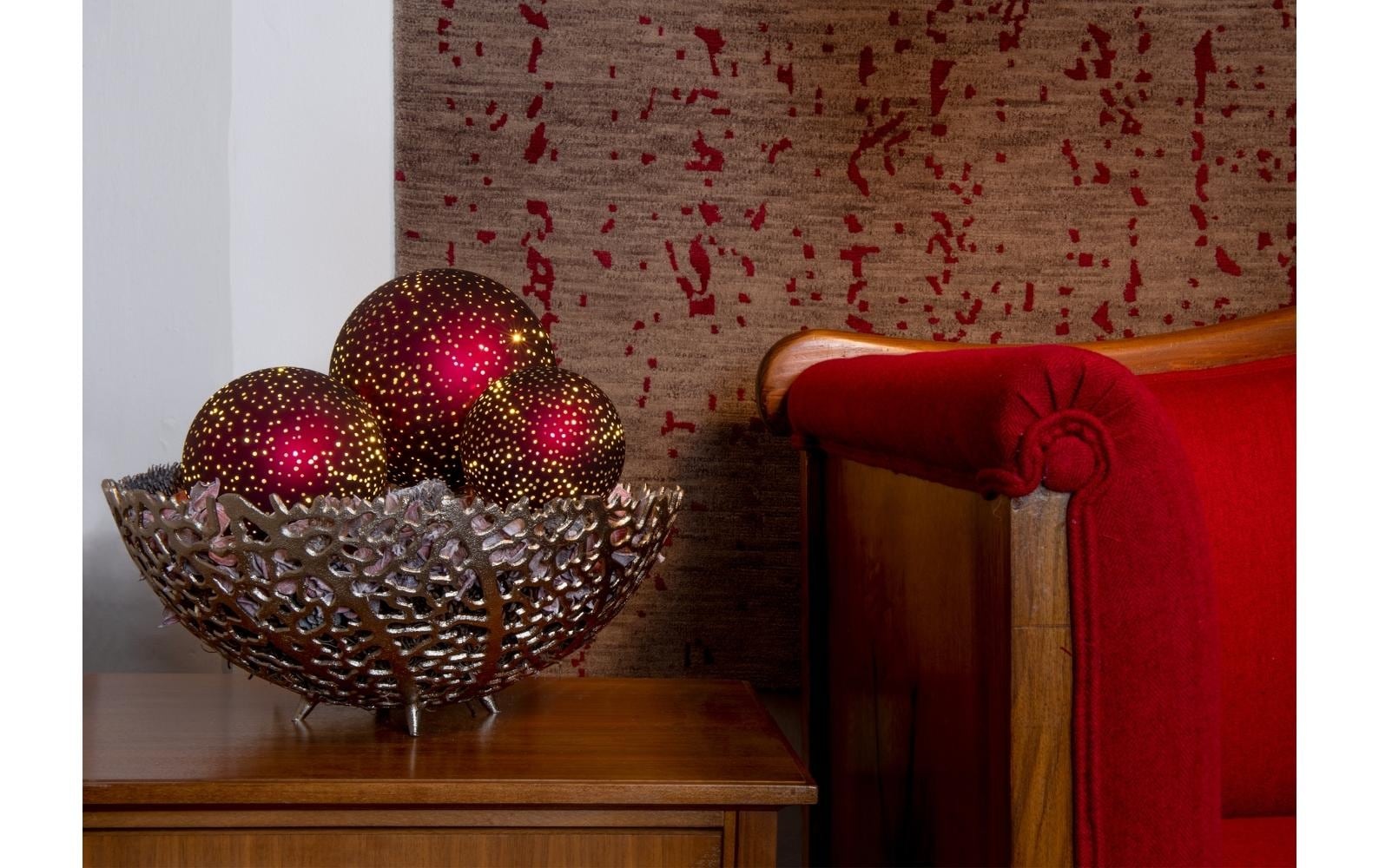 STT Dekohänger »Glamour Ball Set bordeaux«