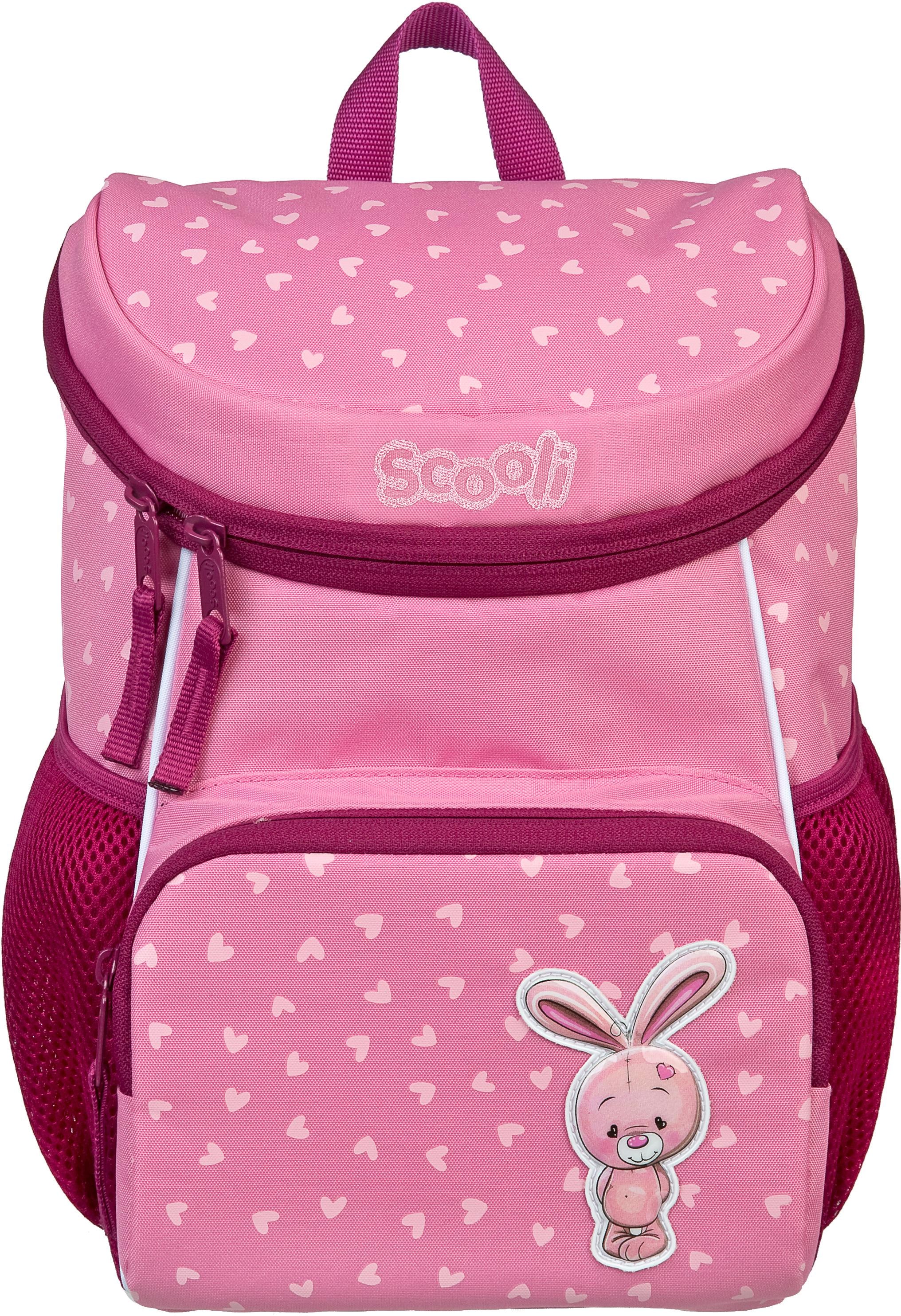 Image of Scooli Kinderrucksack "Mini-Me, Bella Bunny" Reflektoren für den Kindergarten