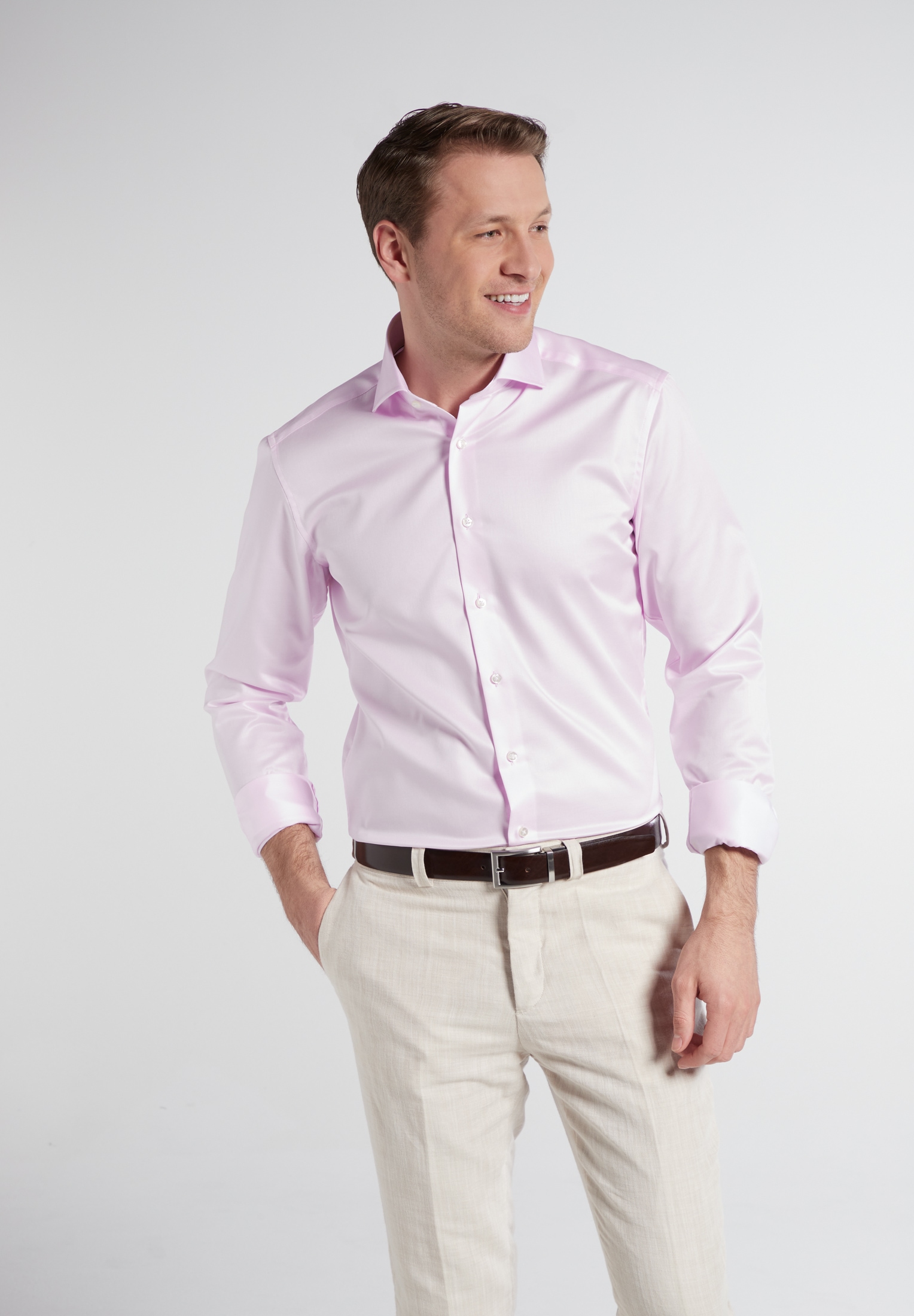 Eterna Langarmhemd »SLIM FIT«, NON IRON (bügelfrei)