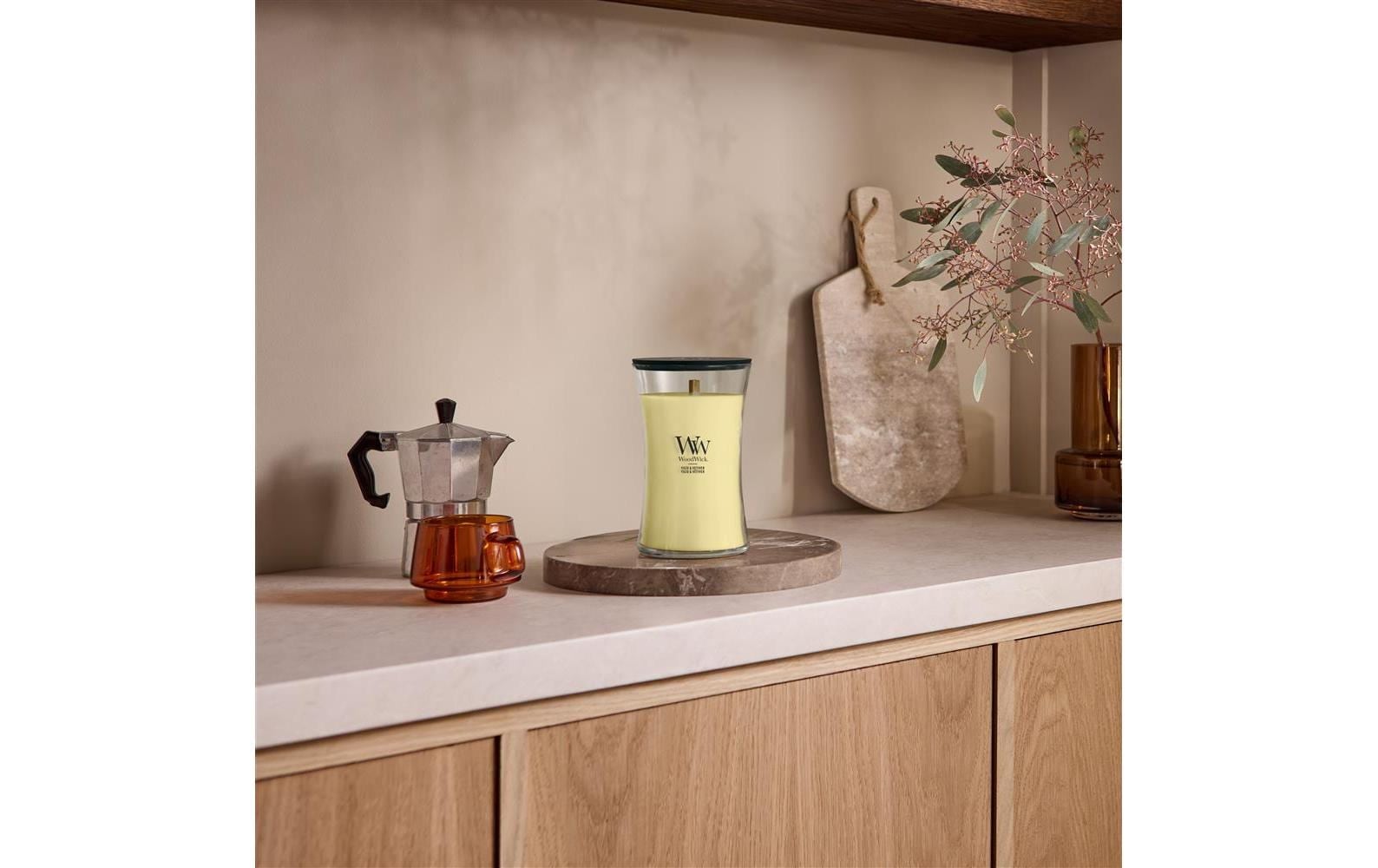 Woodwick Duftkerze »Yuzu & Vetiver Large Jar«