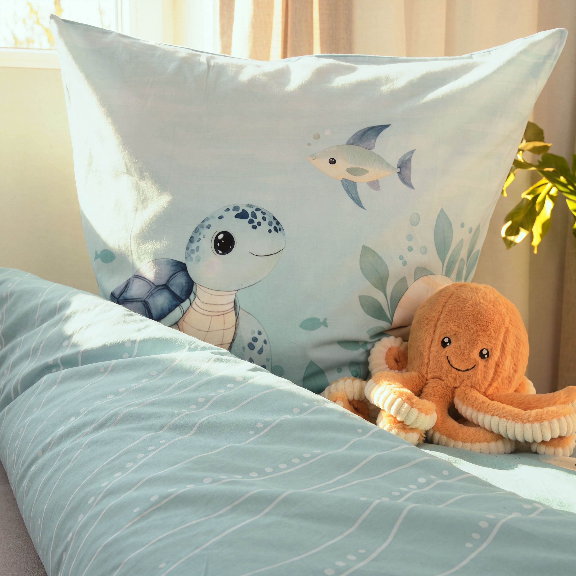Baby Best Wendebettwäsche »Ozeanfreunde« 2 Mit praktischem Reissverschluss