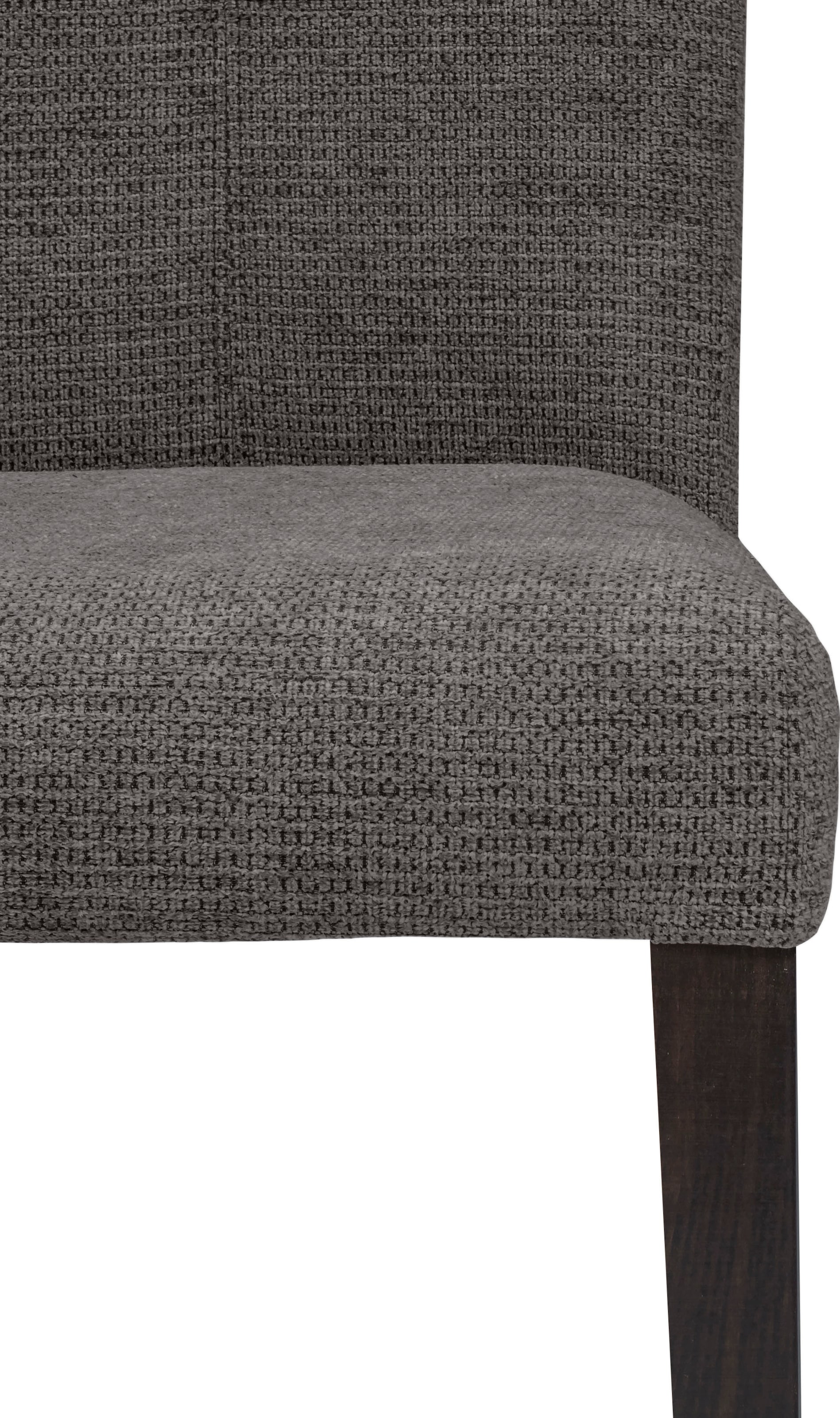 Home affaire 4-Fussstuhl »Aspen«, (Set), 2 St., Softstruktur, Beine aus massiver Buche, wengefarben lackiert
