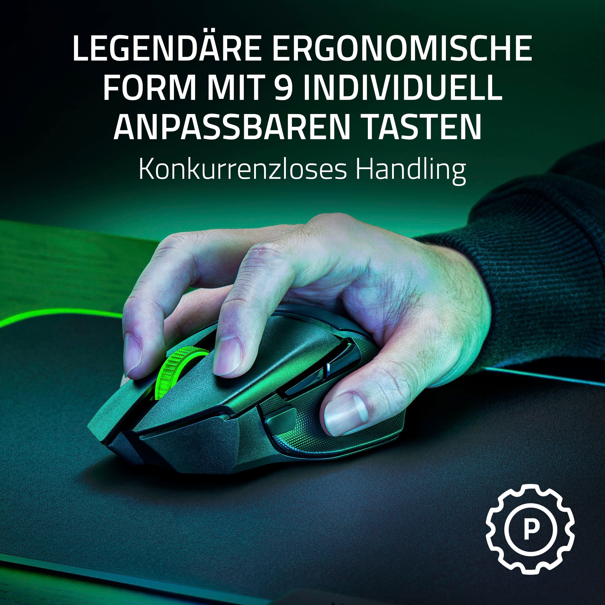 RAZER Gaming-Maus »Basilisk V3 X HyperSpeed« Bluetooth | USB