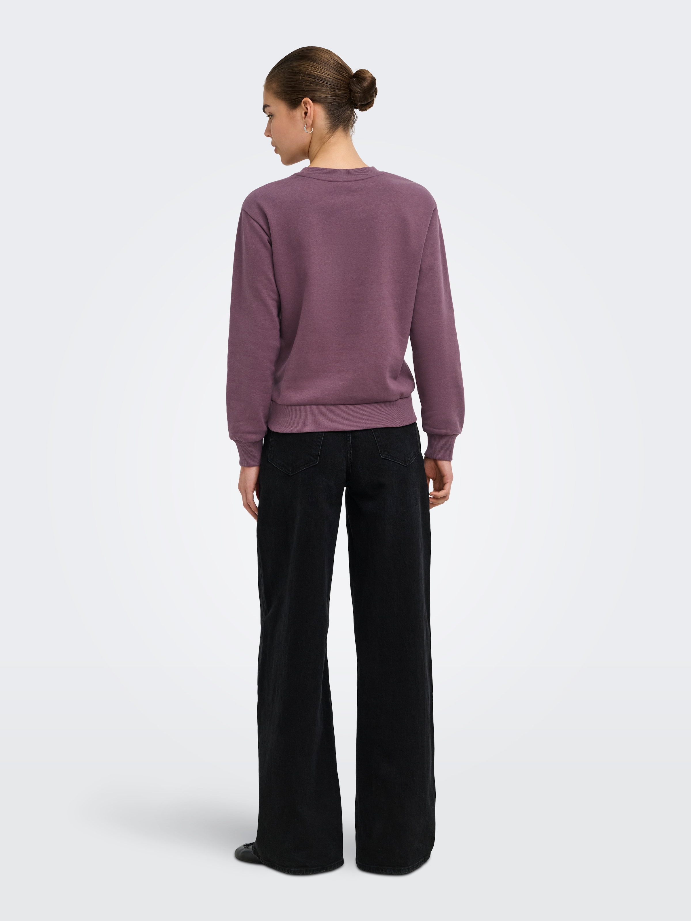 JDY Sweat-shirt »JDYPARIS L/S EMB SWEAT JRS NOOS«, mélange coton, coupe régulière
