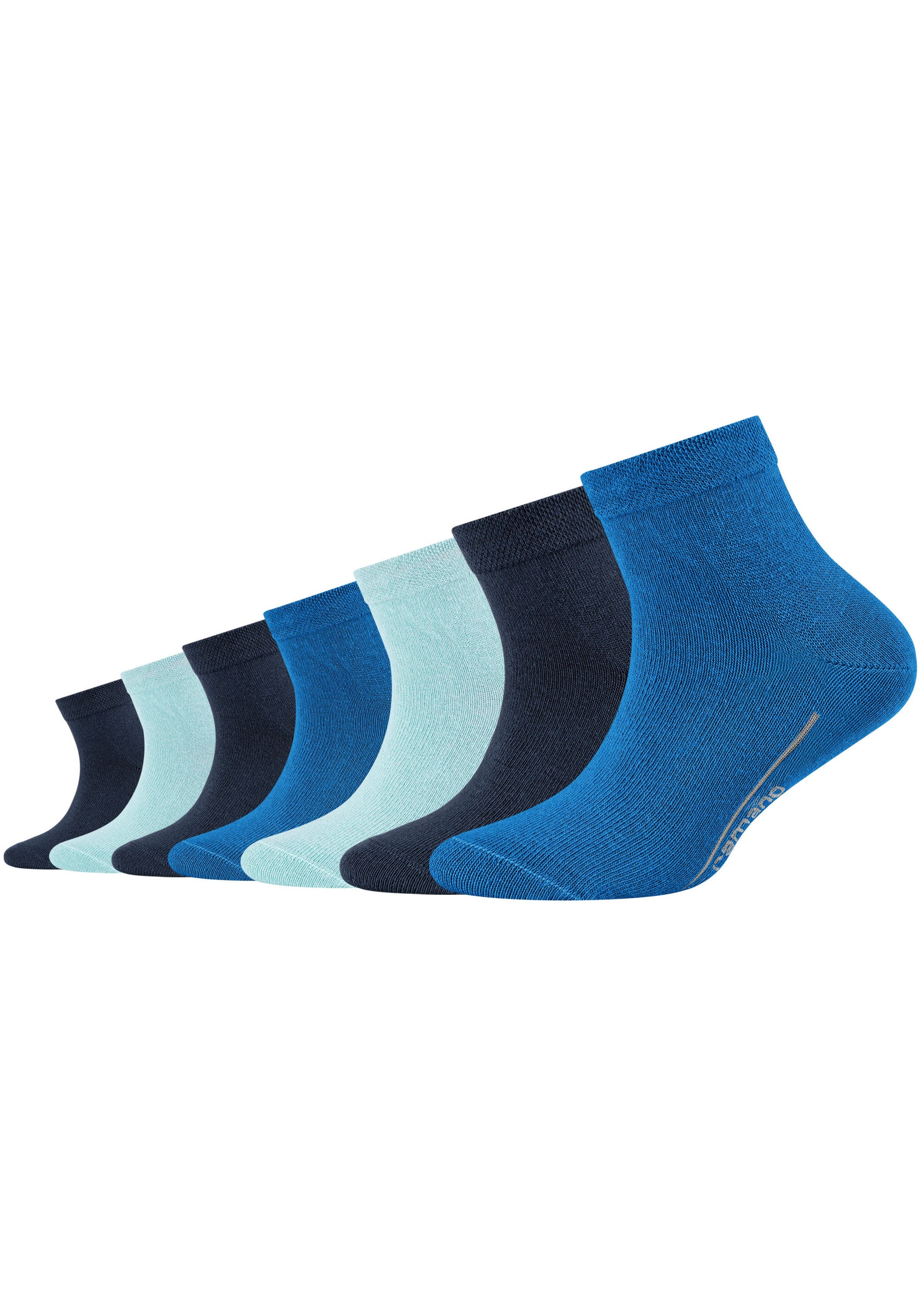 Camano Chaussettes courtes »ca-soft« 7 Paar, 7 Couple tlg. mit verstärktem Fersen- und Zehenbereich