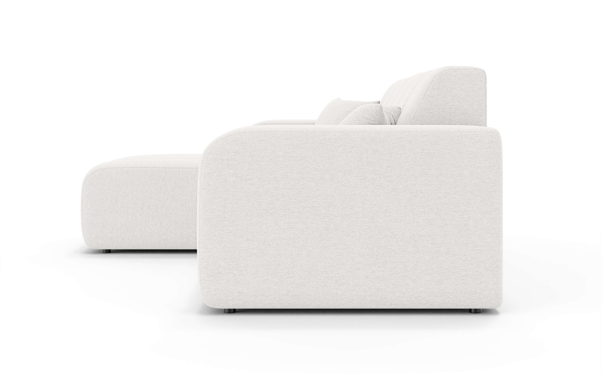 INOSIGN Ecksofa »CASSY L-Form, Schlafsofa mit Bettkasten, Masse B/T/H: 245/165/88 cm«, mit 2 Rückenkissen, Recamiere rechts oder links bestellbar