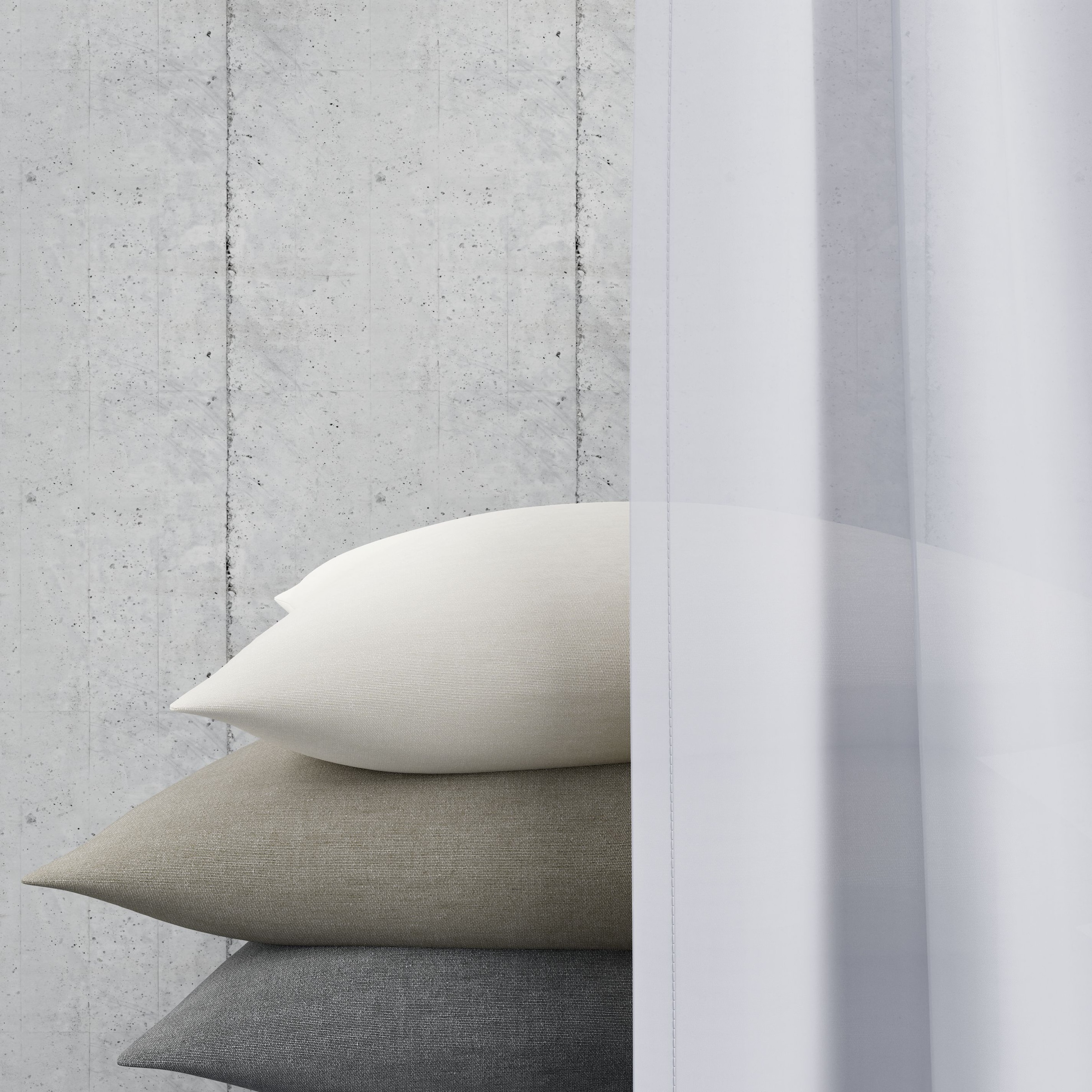 Neutex for you! Vorhang nach Mass »EVA« Multifunktionsband 1 Stk. tlg. Uni-Voile mit elegantem Glanz