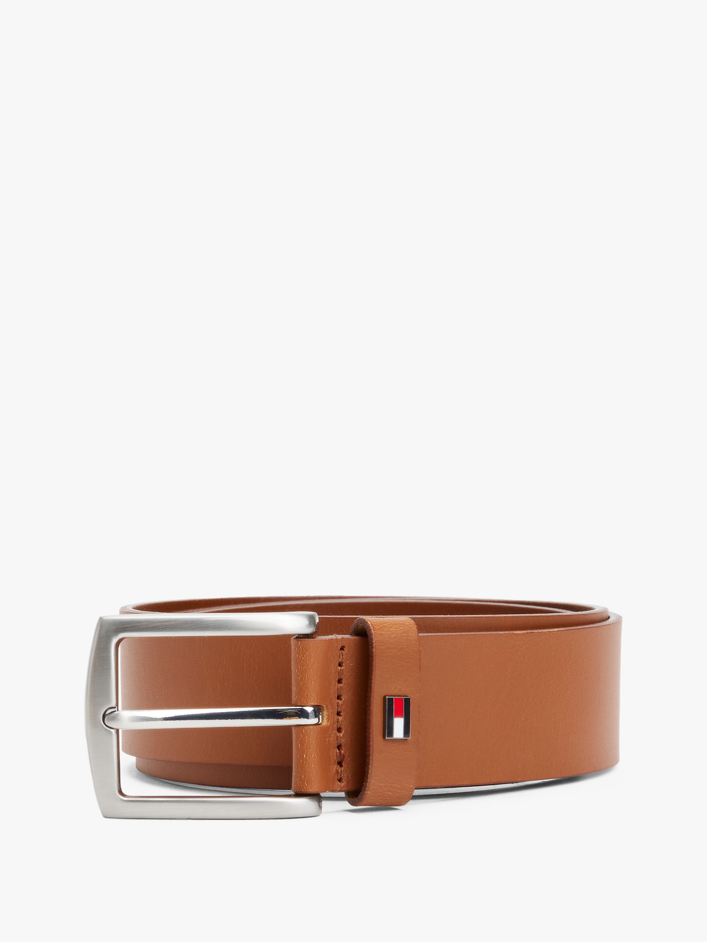 Tommy Hilfiger Ledergürtel »DENTON 3.5 EXT« Einfachdornschliesse, Metalllogo