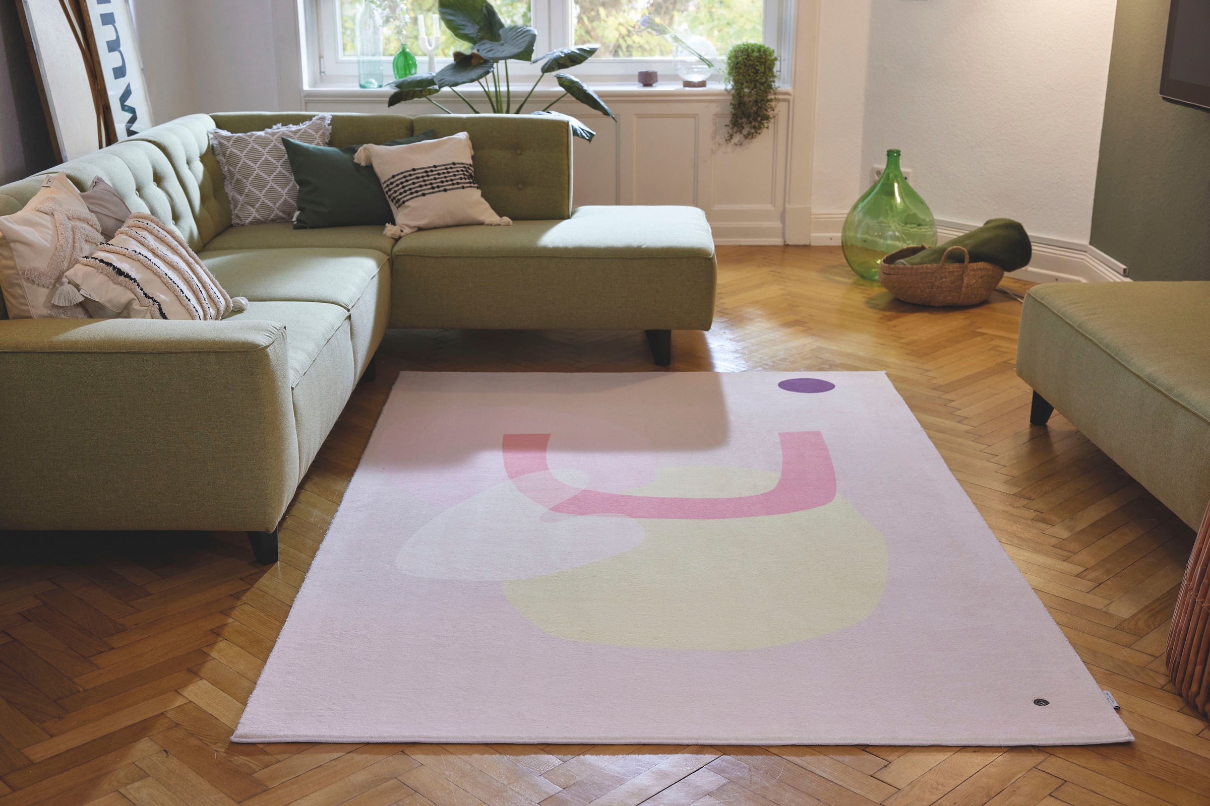 TOM TAILOR HOME Tapis »Shapes - SIX« Rectangulaire 5 mm Höhe poils courts, imprimé, design moderne