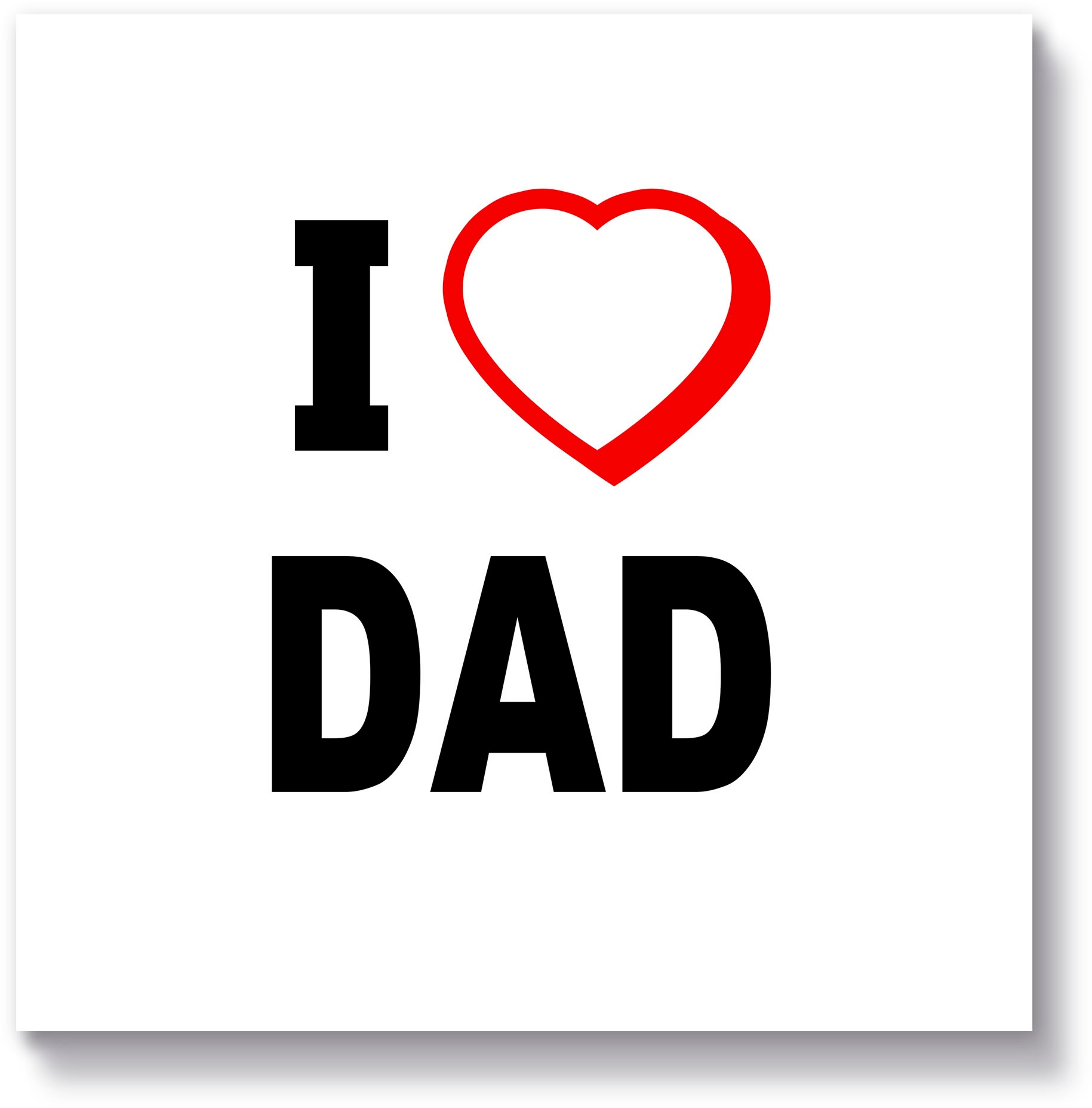 Image of Artland Holzbild »Ich liebe Papa«, (1 St.) bei Ackermann Versand Schweiz