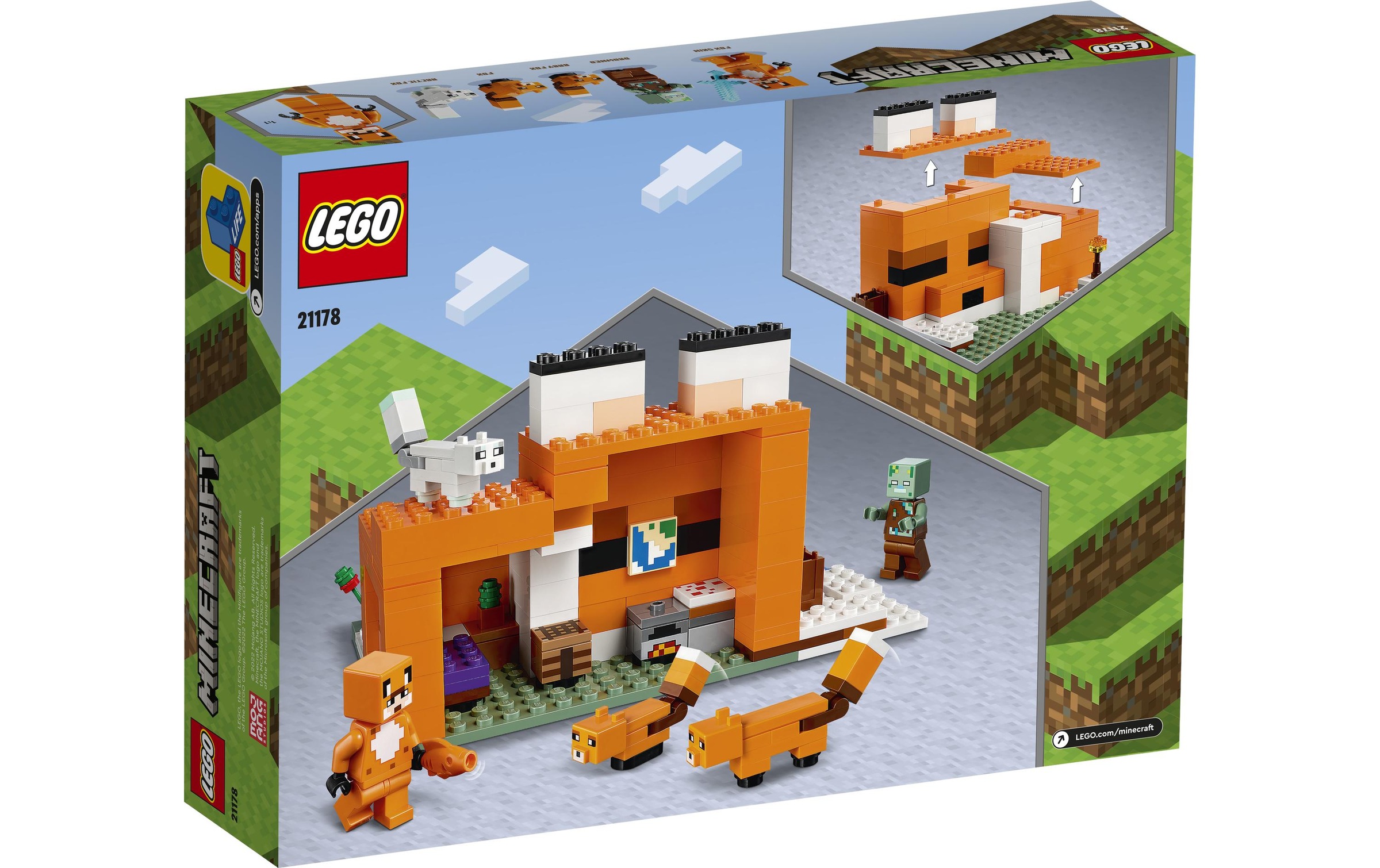 LEGO® Spielbausteine »Die Fuchs-Lodge 211«