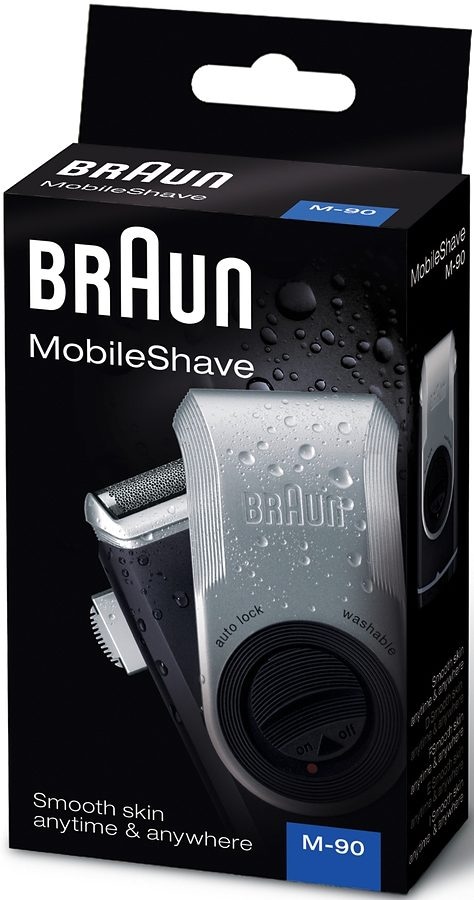 %SALE! PocketGo Elektrorasierer MobileShave Langhaartrimmer, im »M90«, Braun Reiserasierer