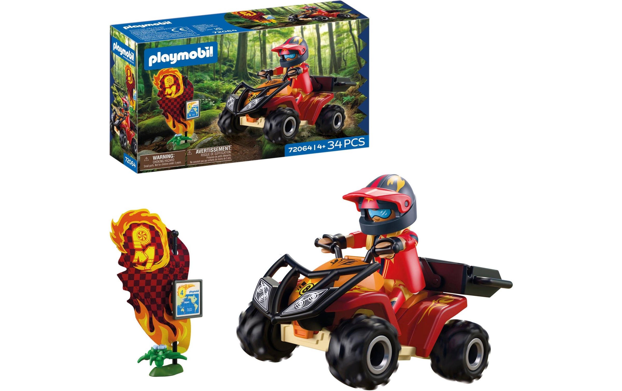 Playmobil® Jeu de construction »Offroad Quad (72064), City Action«