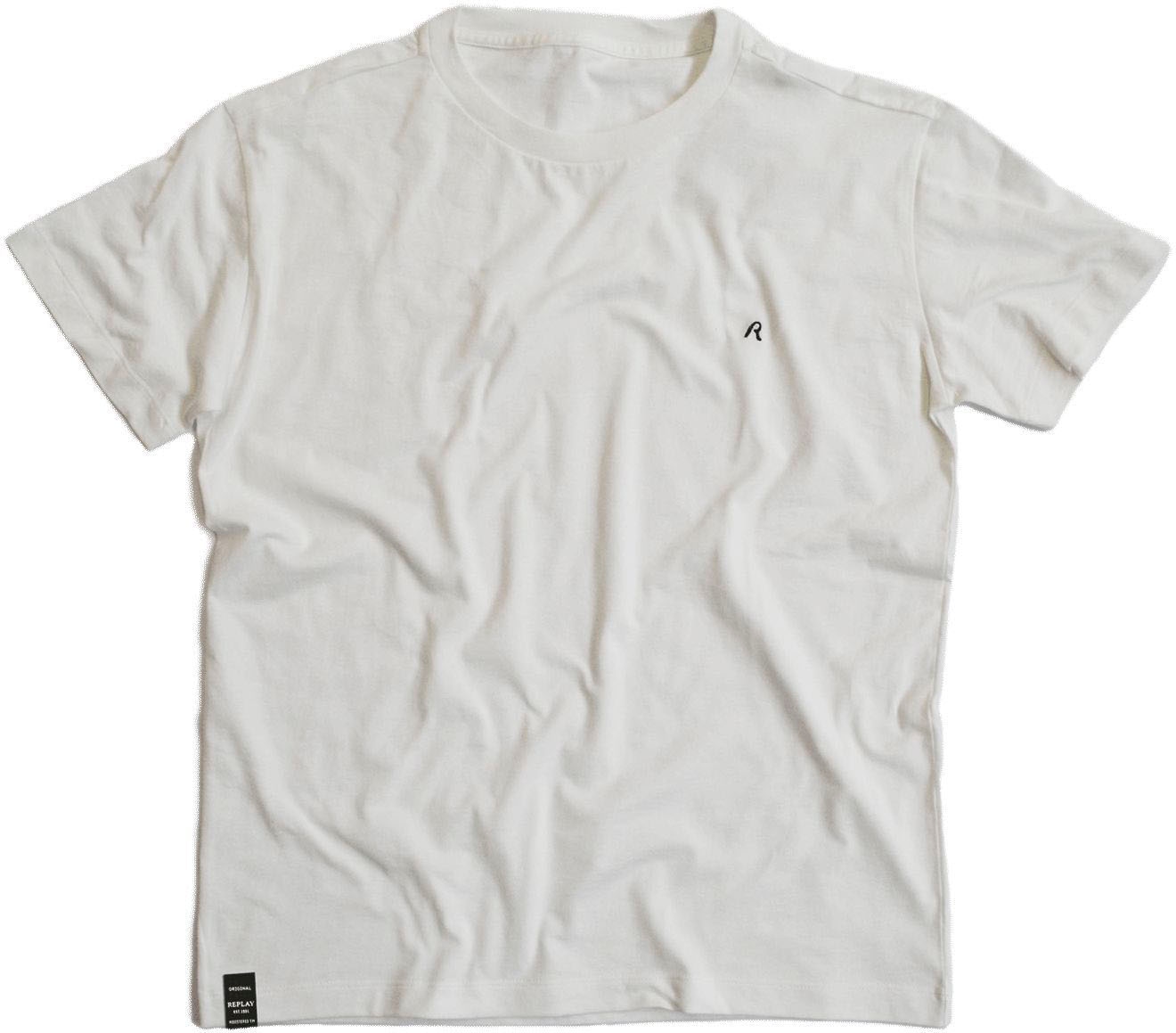 Replay Rundhalsshirt, (Packung, 2 tlg.), im 2er Pack