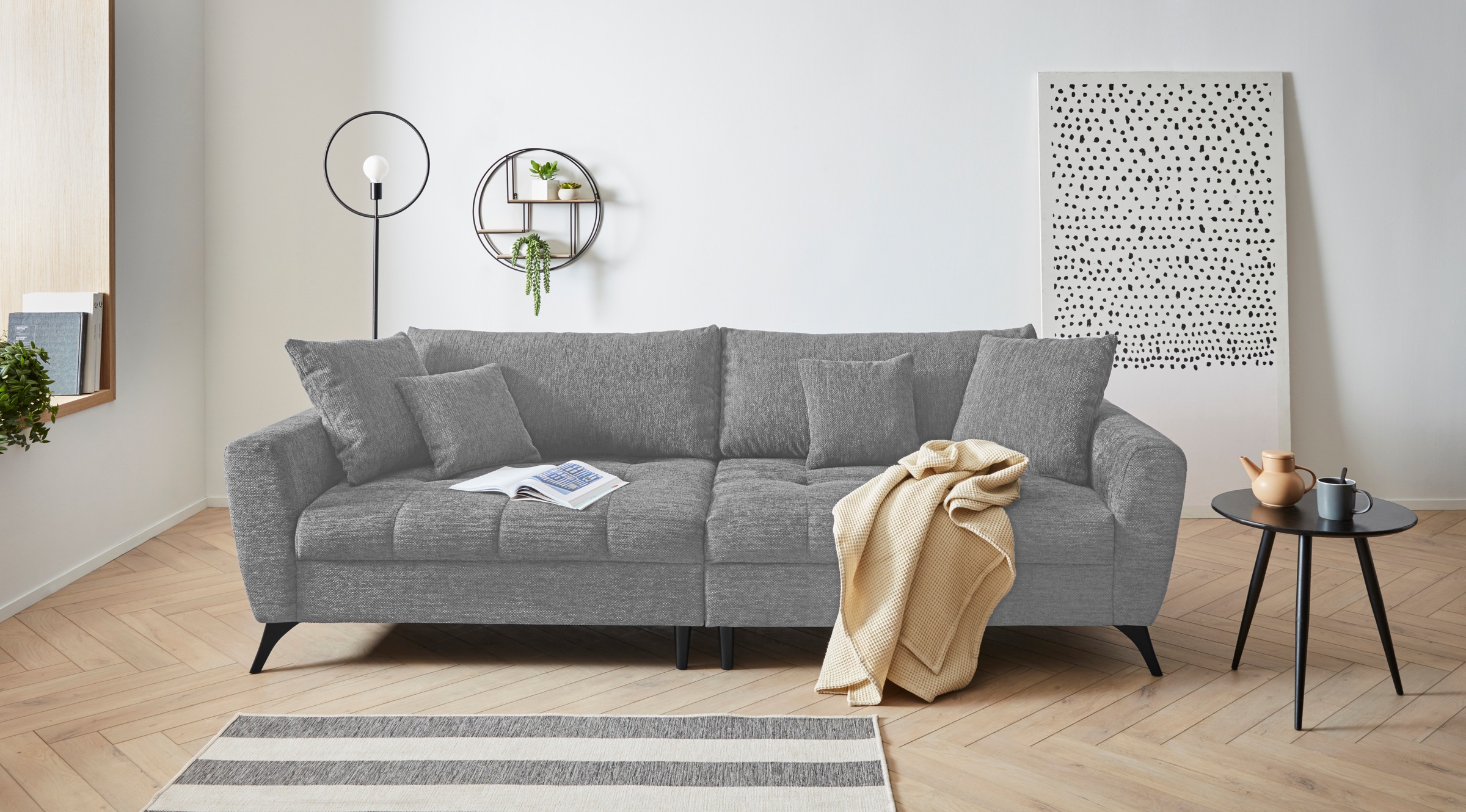 ♕ INOSIGN Big-Sofa »Lörby«, Belastbarkeit bis versandkostenfrei mit 140kg pro Aqua clean-Bezug Sitzplatz, auch auf
