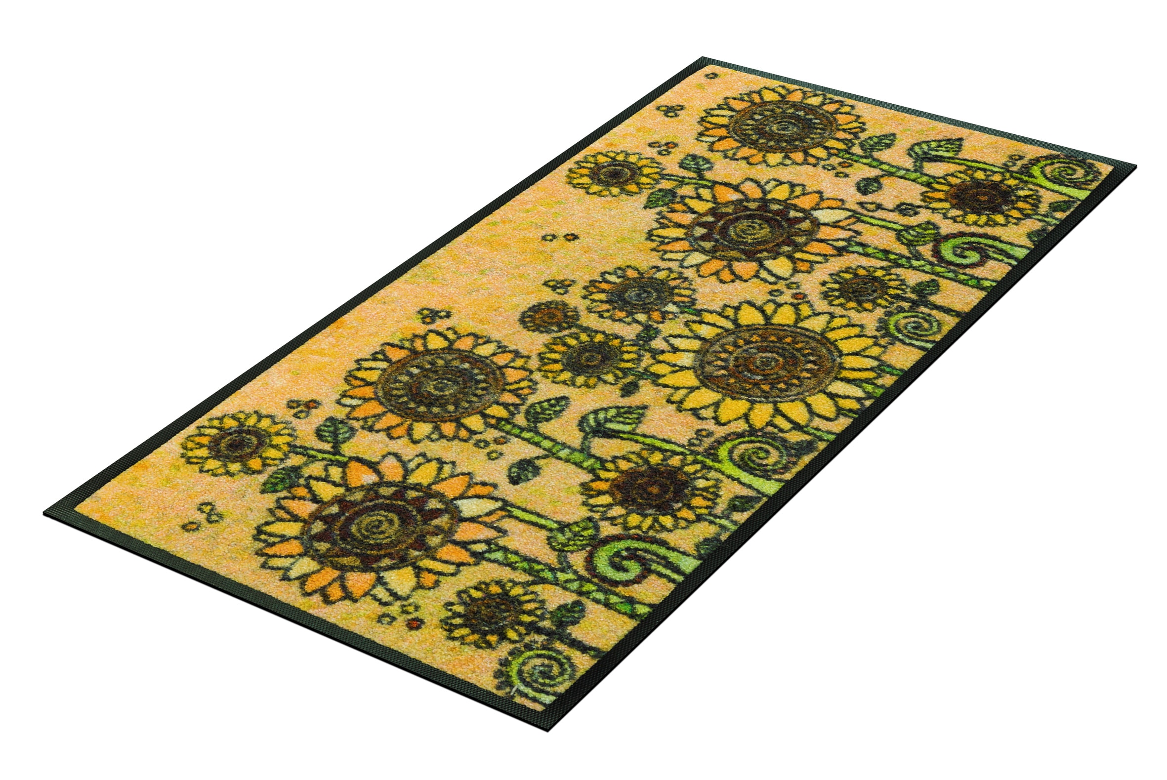 wash+dry by Kleen-Tex Tapis de sol »und Läufer Sunny Field« Rectangulaire 7 mm Höhe