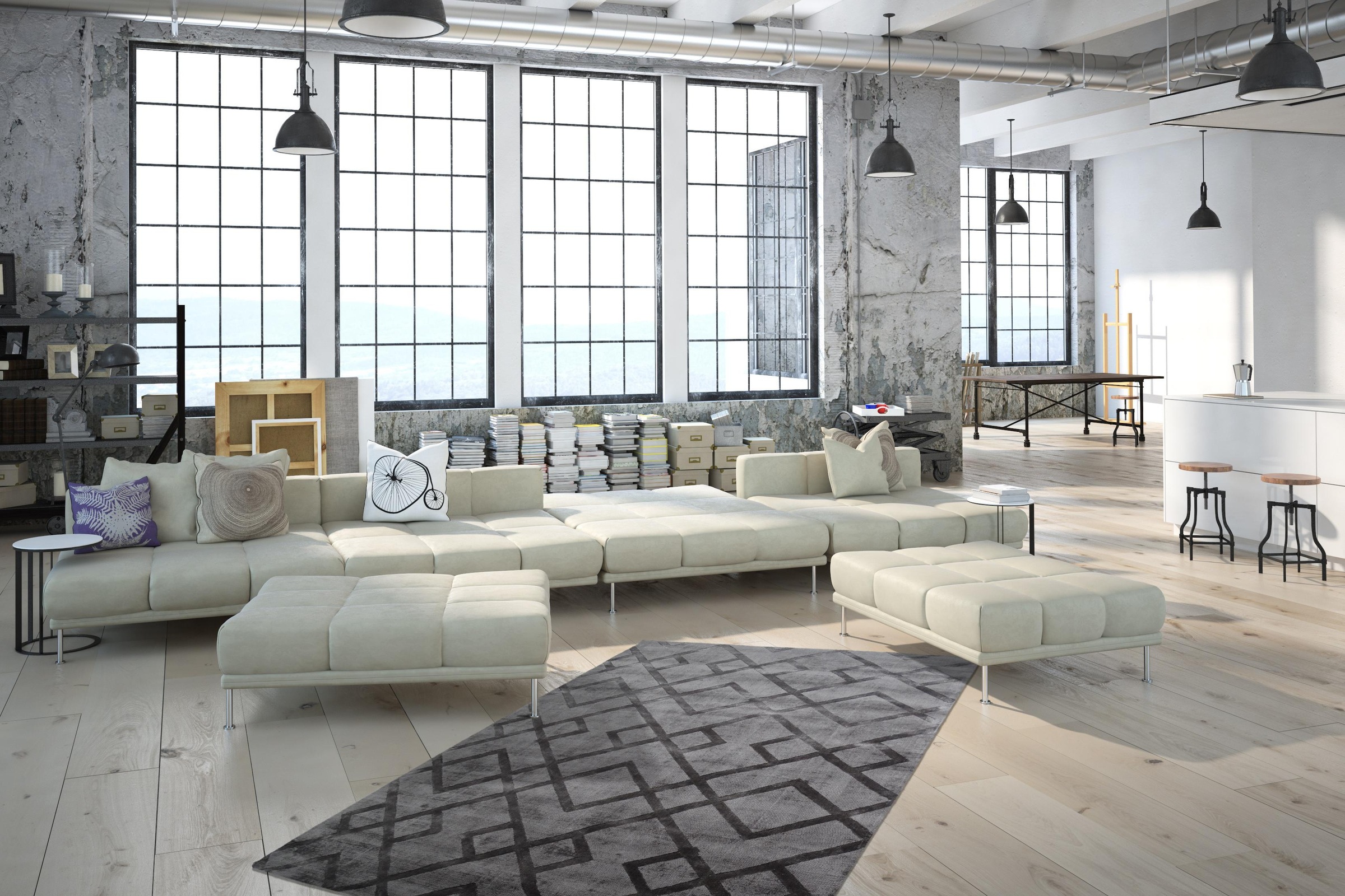 Kayoom Teppich »Luxury 310« rechteckig 13 mm Höhe Wohnzimmer