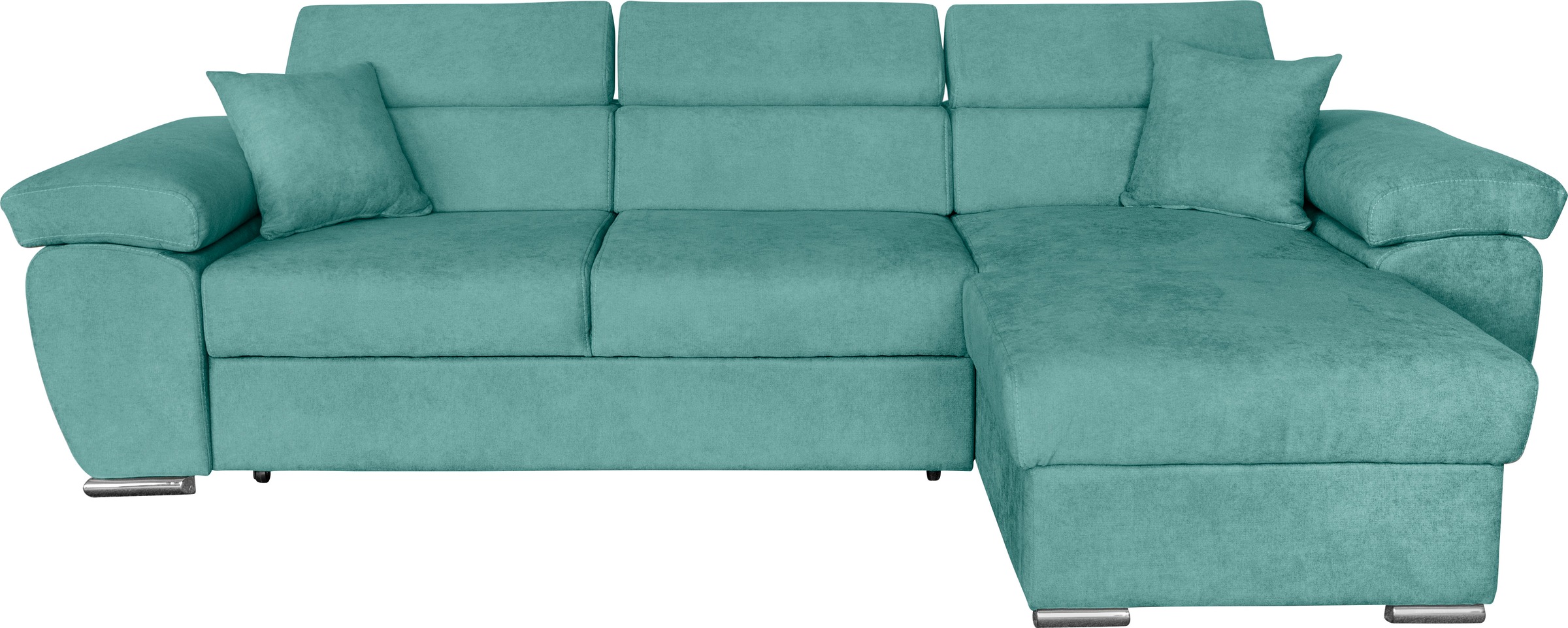 GEPADE Ecksofa »Conny, L-Form«, Schlaffunktion, Bettkasten, Recamiere beidseitig montierbar