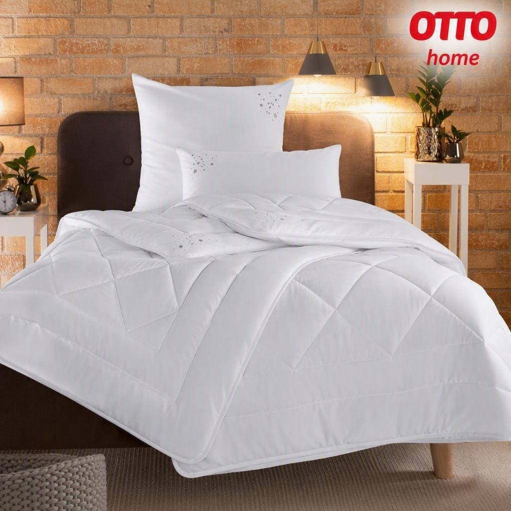 Image of GOODproduct Microfaserbettdecke + Kopfkissen "Baca 100% Baumwolle oder 100% Polyester, 2-tlg. Bettdecke mit Kissen" Set Bettdecke & Kissen, Sommer, Winter