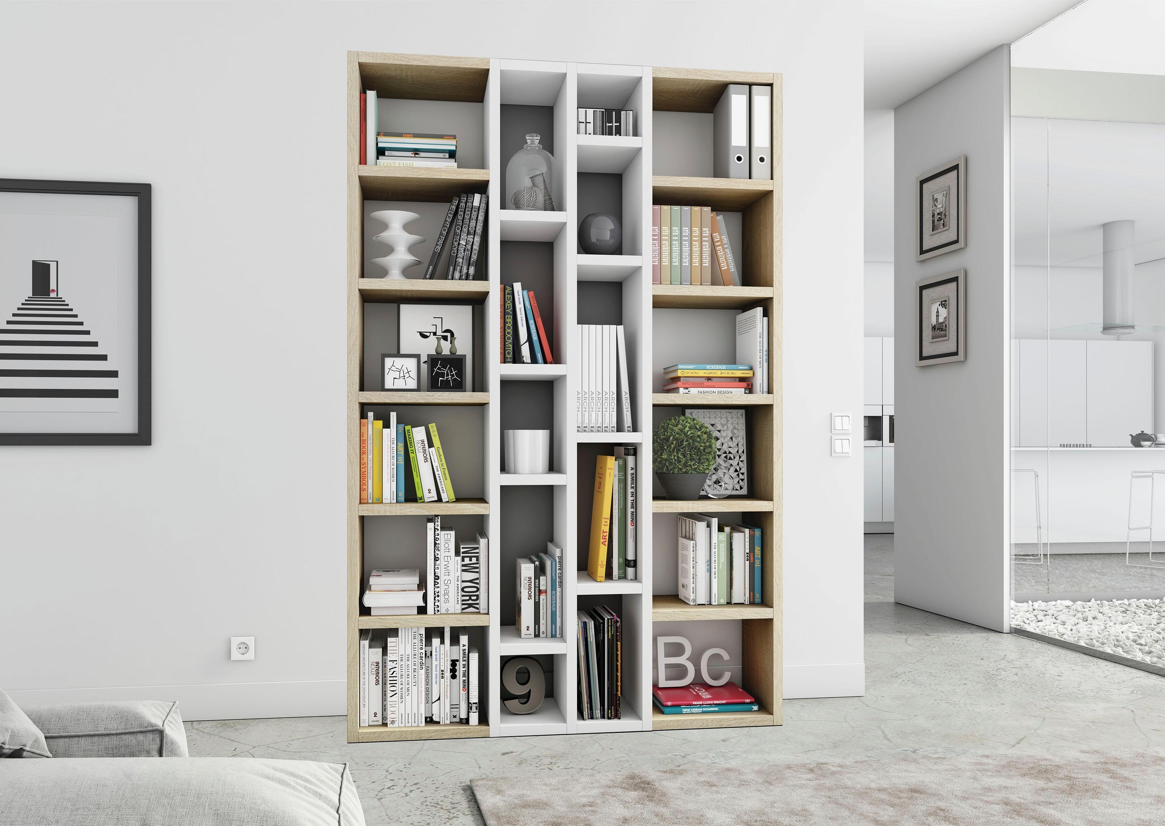 Image of fif möbel Raumteilerregal »TOR391-4«, Breite 145 cm bei Ackermann Versand Schweiz