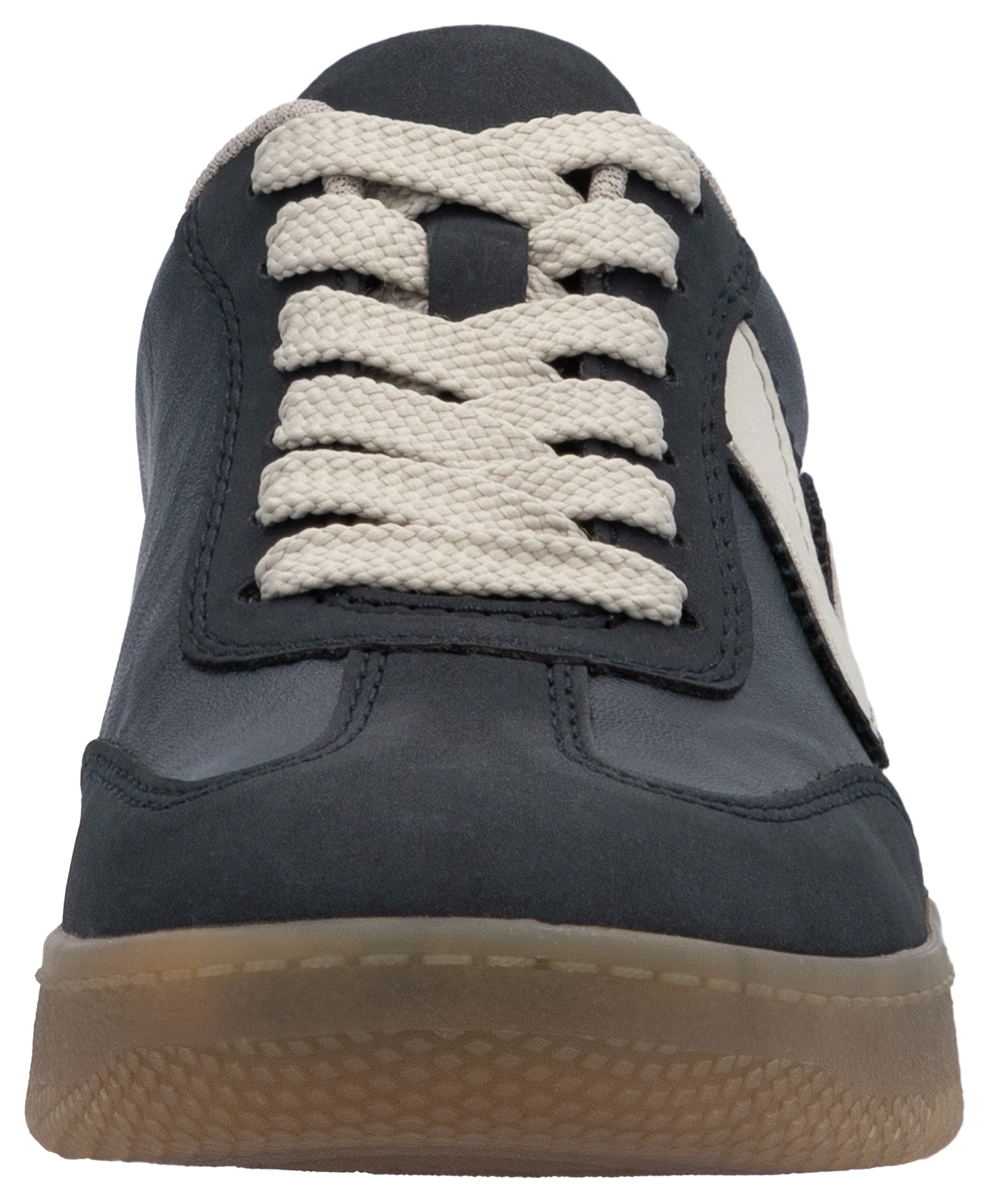 RIEKER Sport Baskets à plateforme  , Freizeitschuh, Halbschuh, Schnürschuh in veganer Verarbeitung