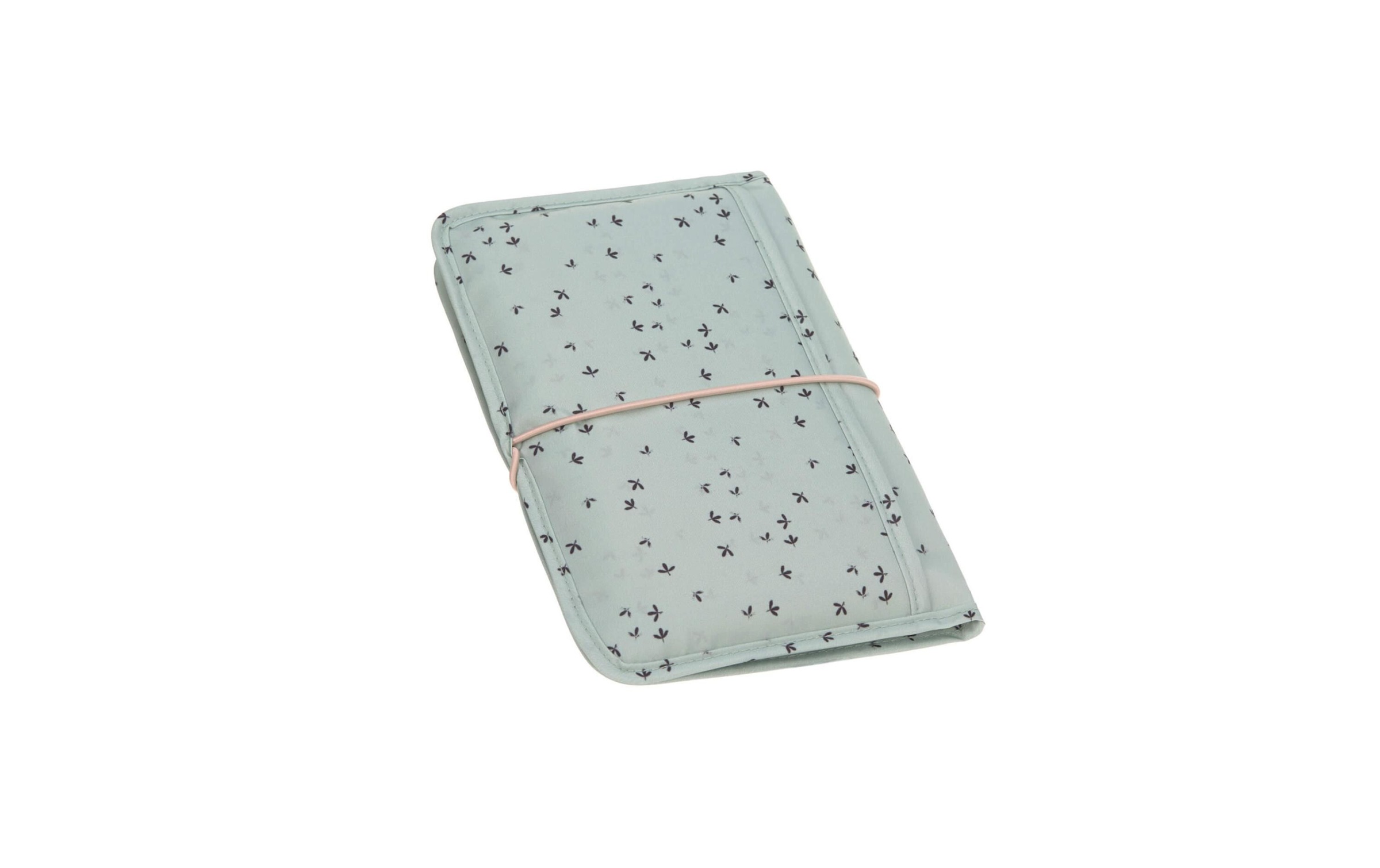 LÄSSIG Wickelauflage »Floral mint 1 Stück«