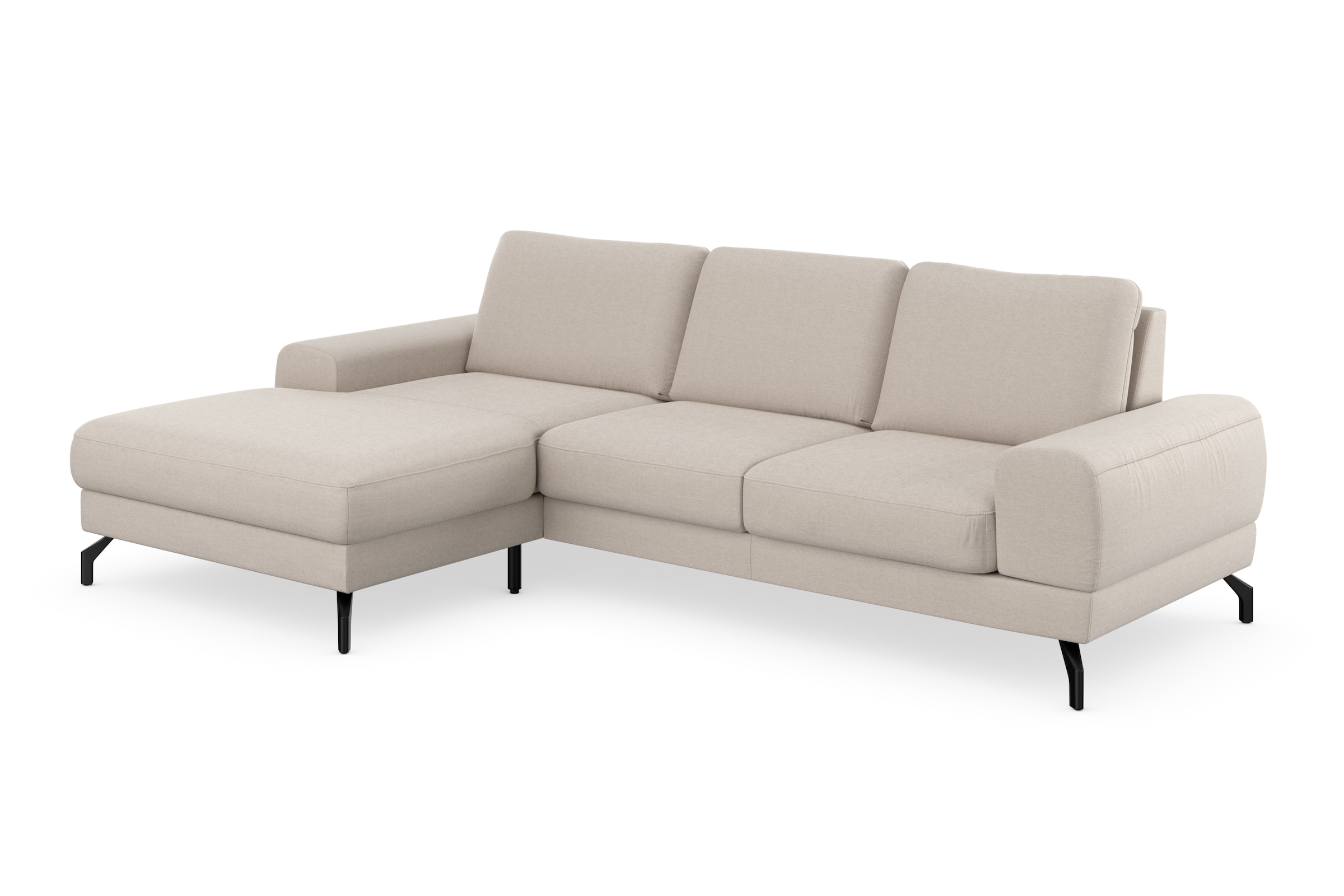 sit&more Ecksofa »Cinturo L-Form«, inklusive Sitztiefenverstellung und Federkern, Sitzhöhe 45 cm