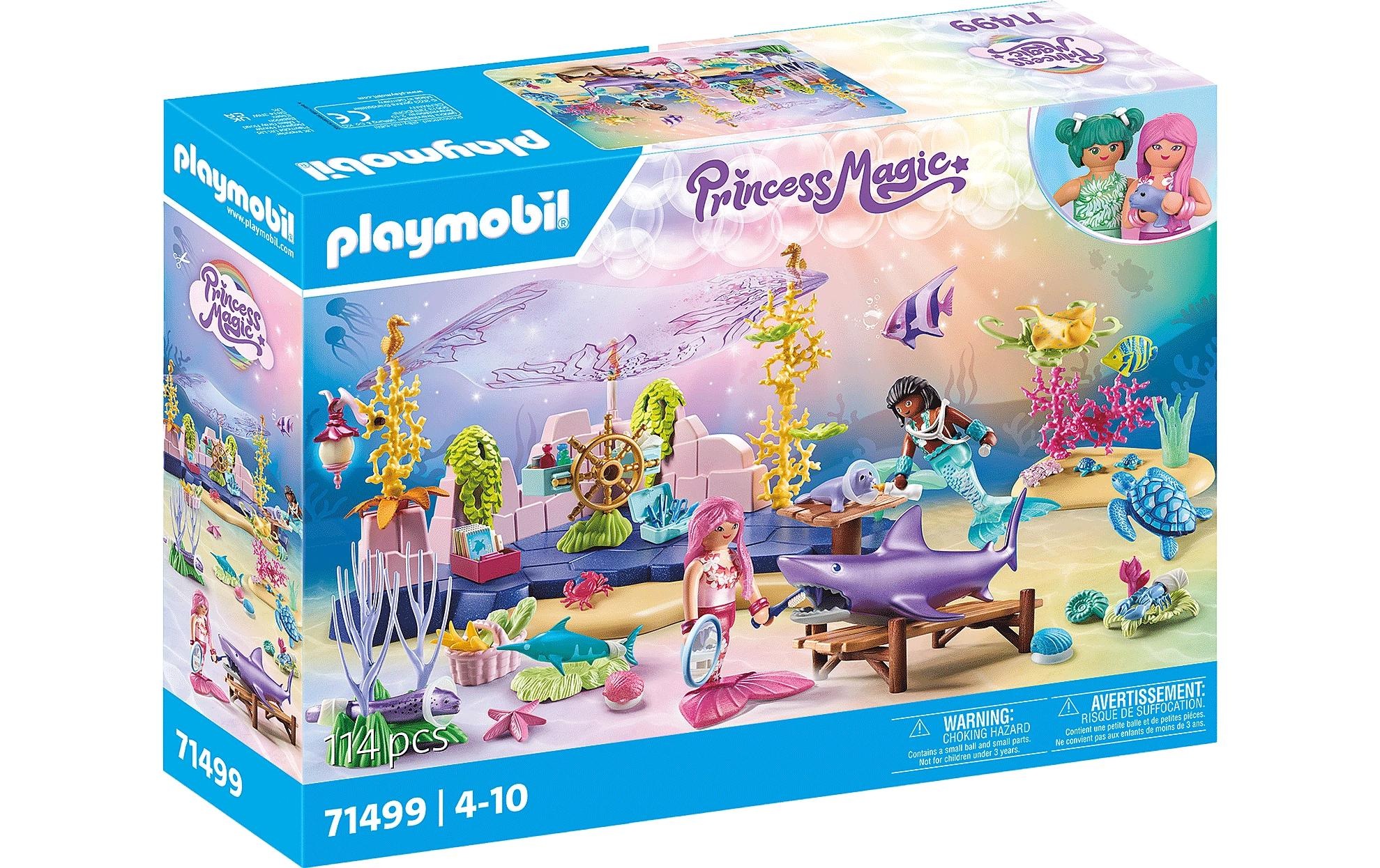 Image of Playmobil Spielbausteine "Princess Magic Unterwasser-Tierpflege der Meeresbewohner"