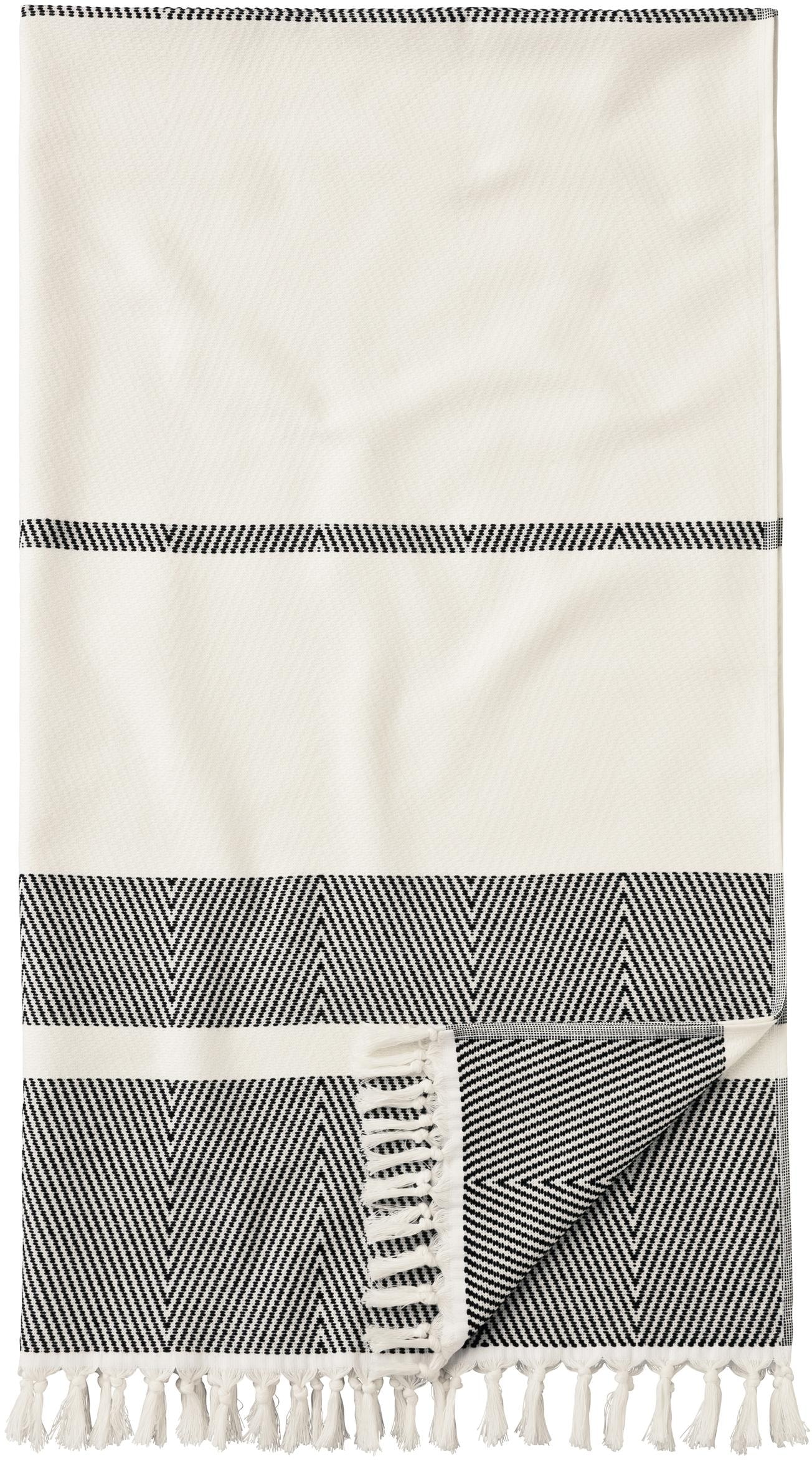 Egeria Hamamtuch »Pestemal Herri«, (1 St.), 100x180 cm, mit Muster & Fransen,  ideal als Strandtuch jetzt kaufen