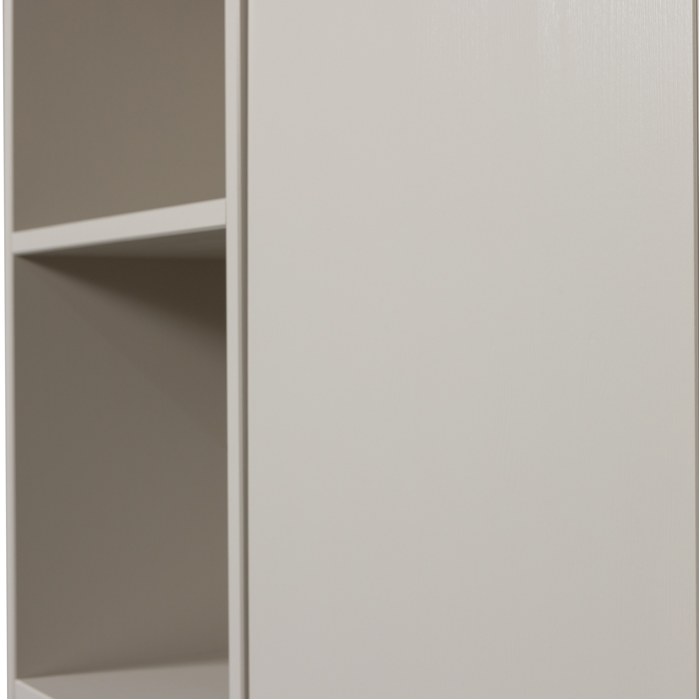 WOOOD Mehrzweckschrank »Meggy Kiefernholz mit Druckmechanismus B 108 x D 40 x H 215 cm« Tragkraft 10 kg pro Boden, sichtbare Maserung, einfach zu montieren
