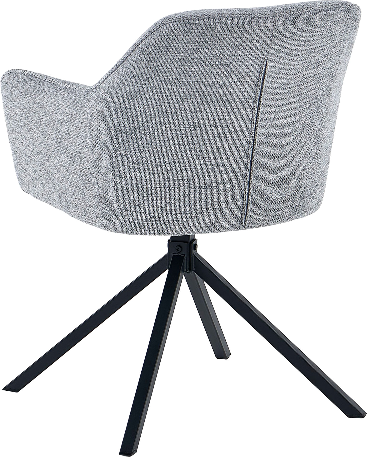 GOODproduct Esszimmerstuhl »Turin« (Set) 2 Stk.moderner Stuhl, 360 Grad drehbar, mit hochwertigem Strukturstoff