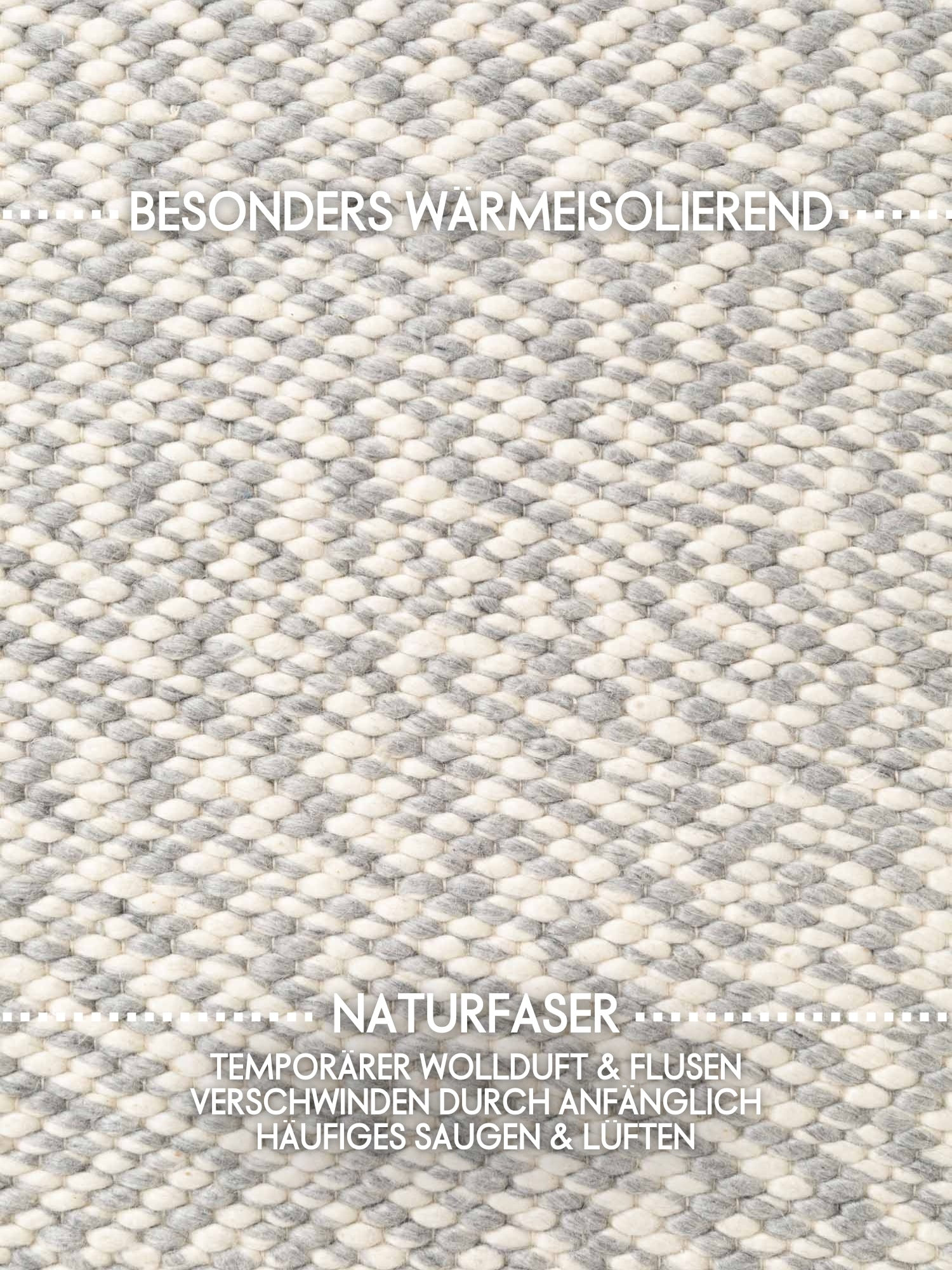 ELLE DECORATION Wollteppich »Beans« rund 10 mm Höhe Handweb Teppich Wolle, Rund, Perlenstruktur, Wohnzimmer, Schlafzimmer