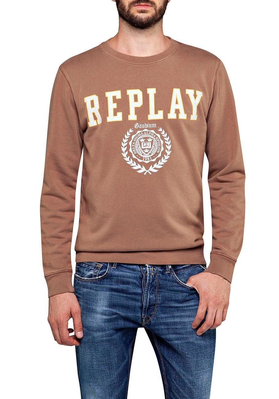 Image of Replay Sweatshirt, im Retro-Look bei Ackermann Versand Schweiz