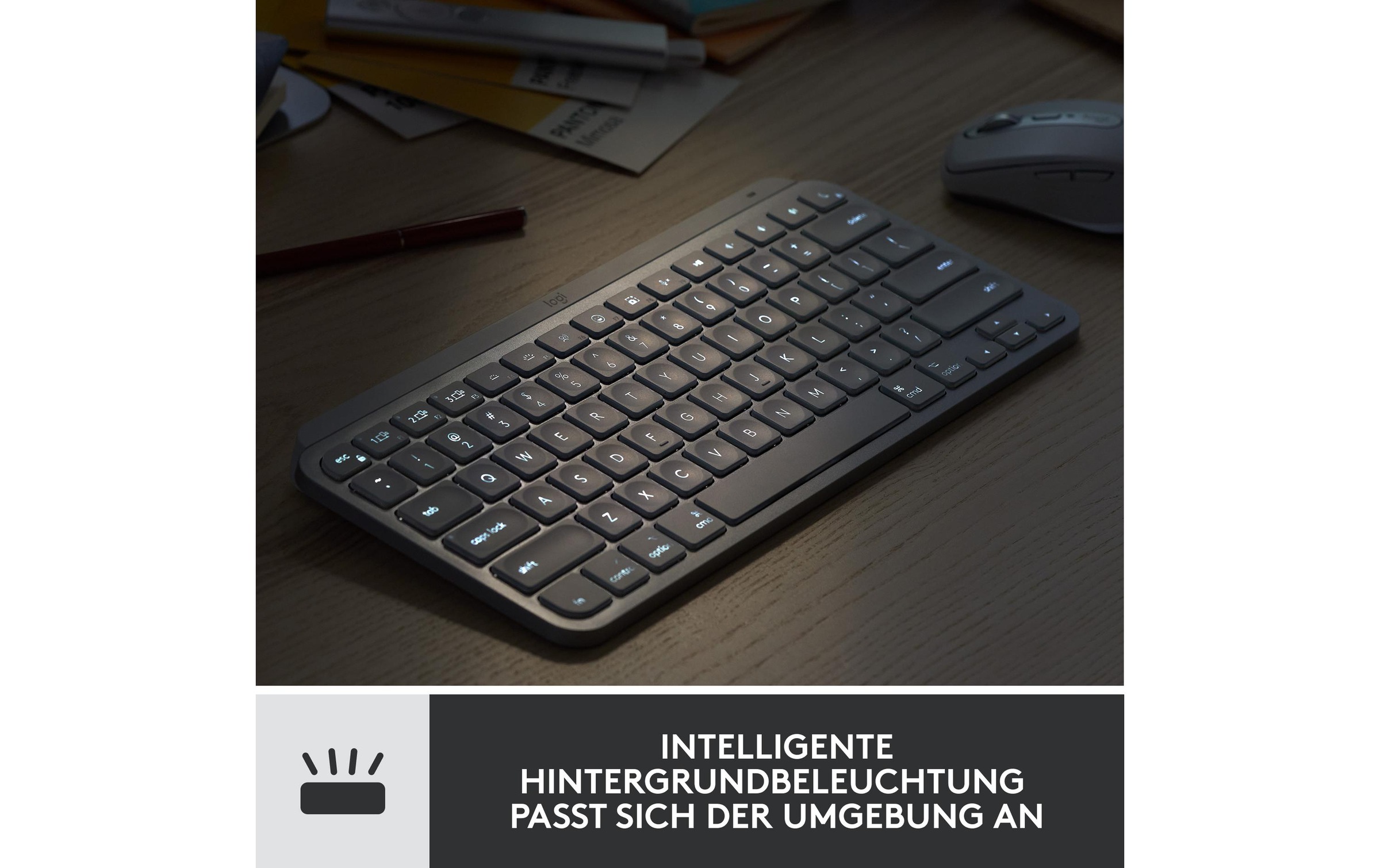Logitech Tastatur- und Maus-Set »Logitech MX Keys Mini Combo for Business«