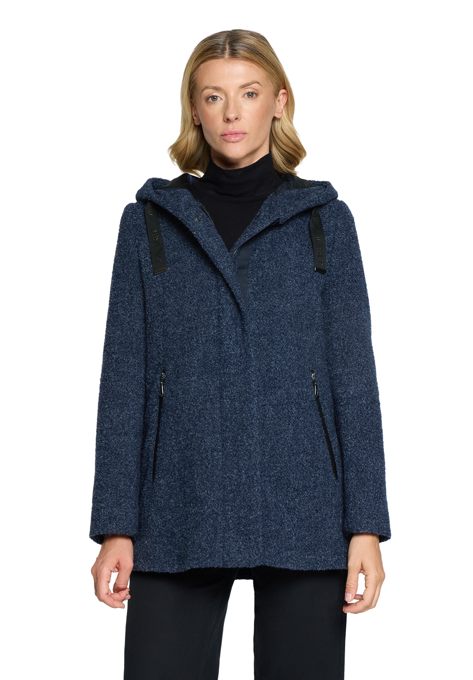 Image of Gil Bret Langjacke mit Kapuze mit Kapuze